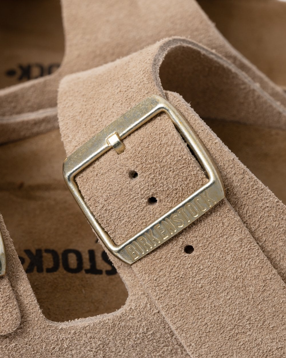 Birkenstock Arizona Suede Leather Womens Sandals - Sandcastle - Image 3