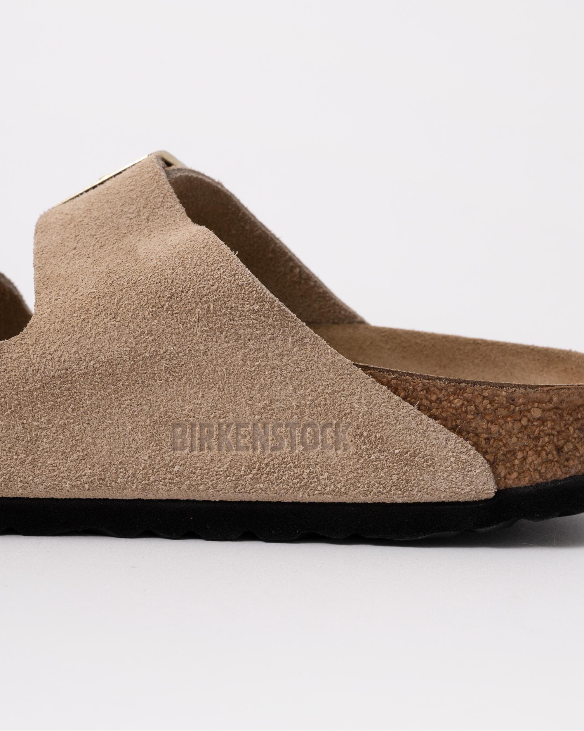 Birkenstock Arizona Suede Leather Womens Sandals - Sandcastle - Image 4