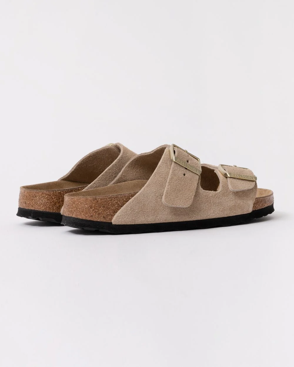 Birkenstock Arizona Suede Leather Womens Sandals - Sandcastle - Image 5