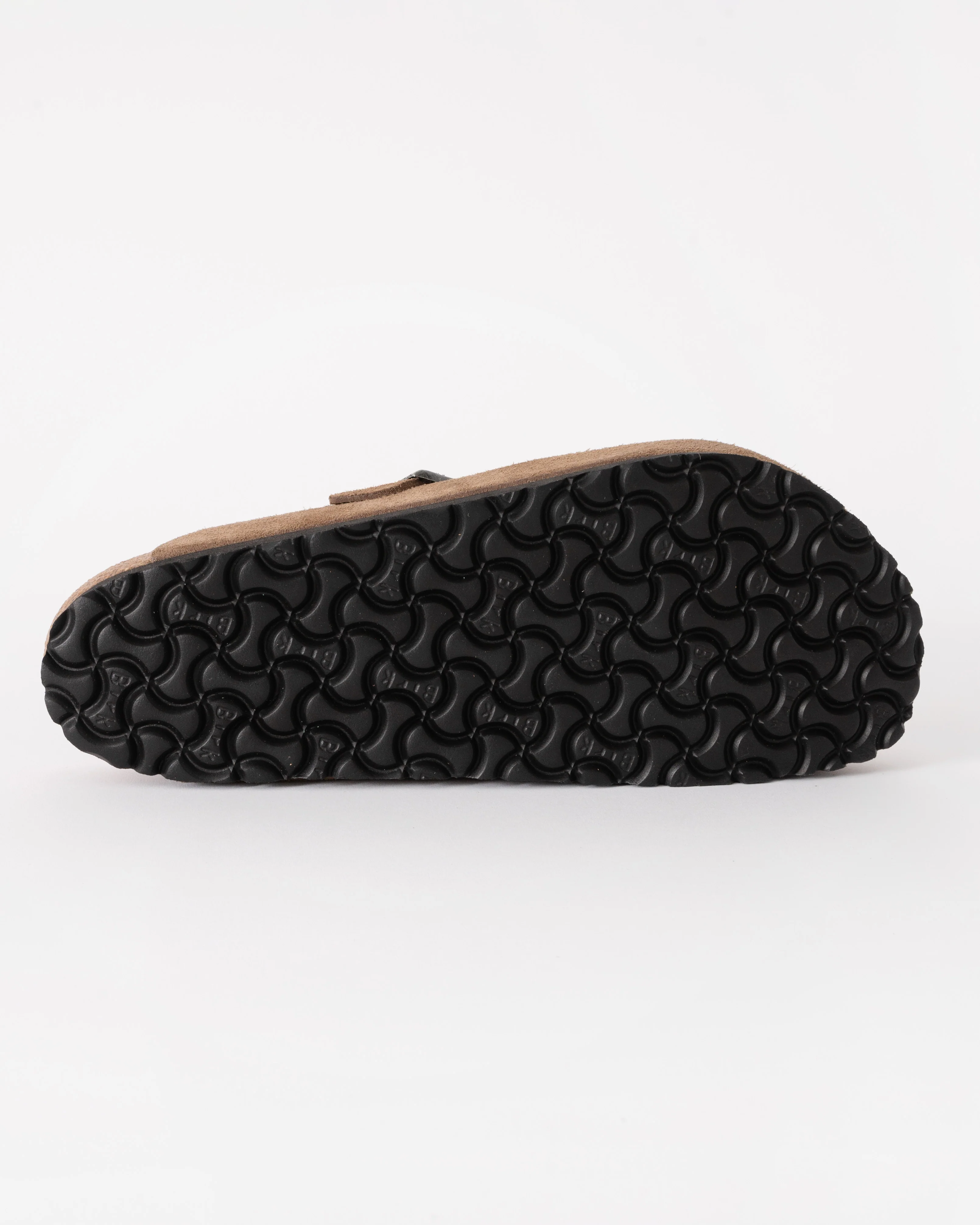 Birkenstock Boston Soft Footbed Unisex Suede Clogs - Dark Tea/Tonal Footbed - Image 3