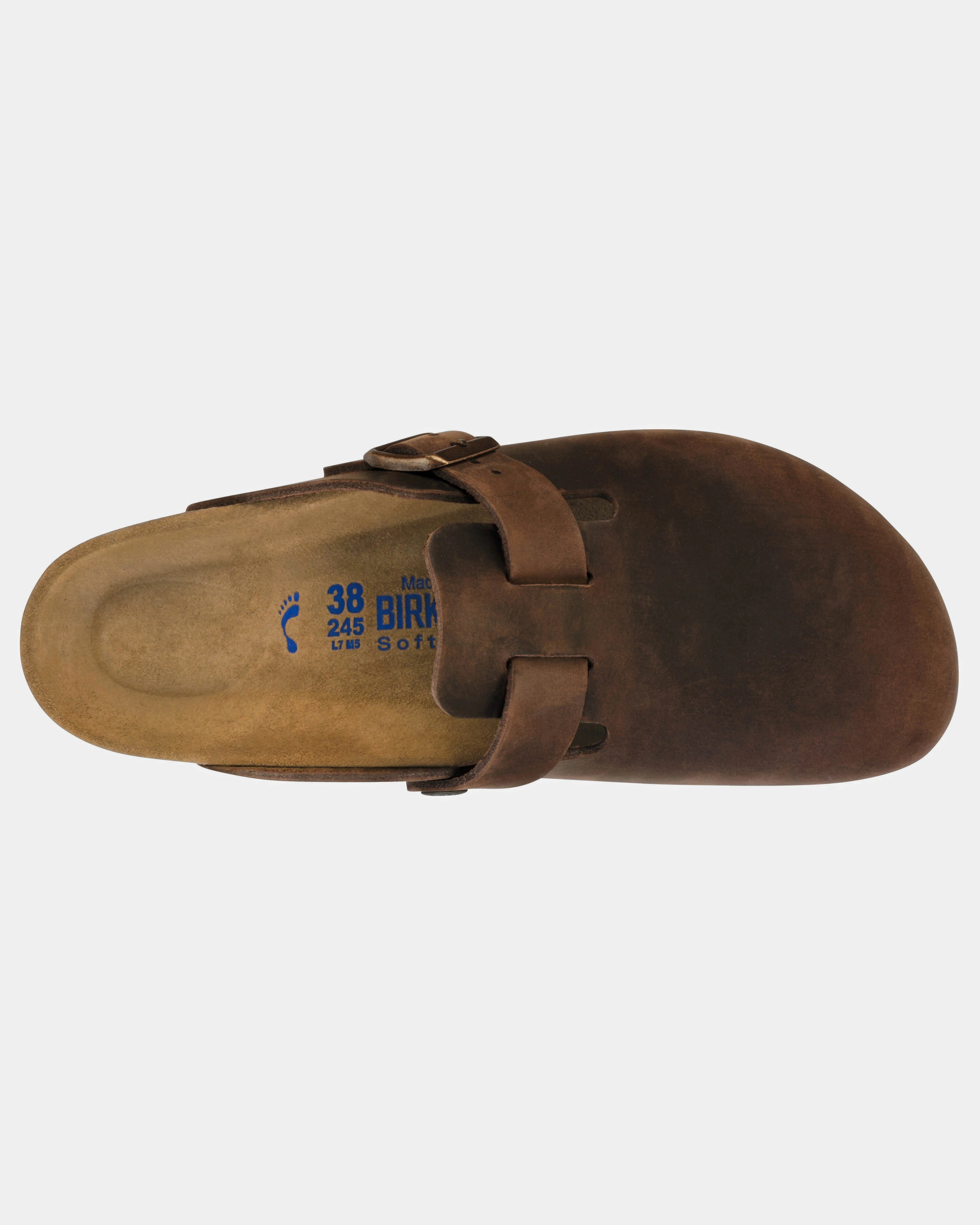 Birkenstock Boston Soft Footbed Olied Leather Unisex Clogs - Habana - Image 3