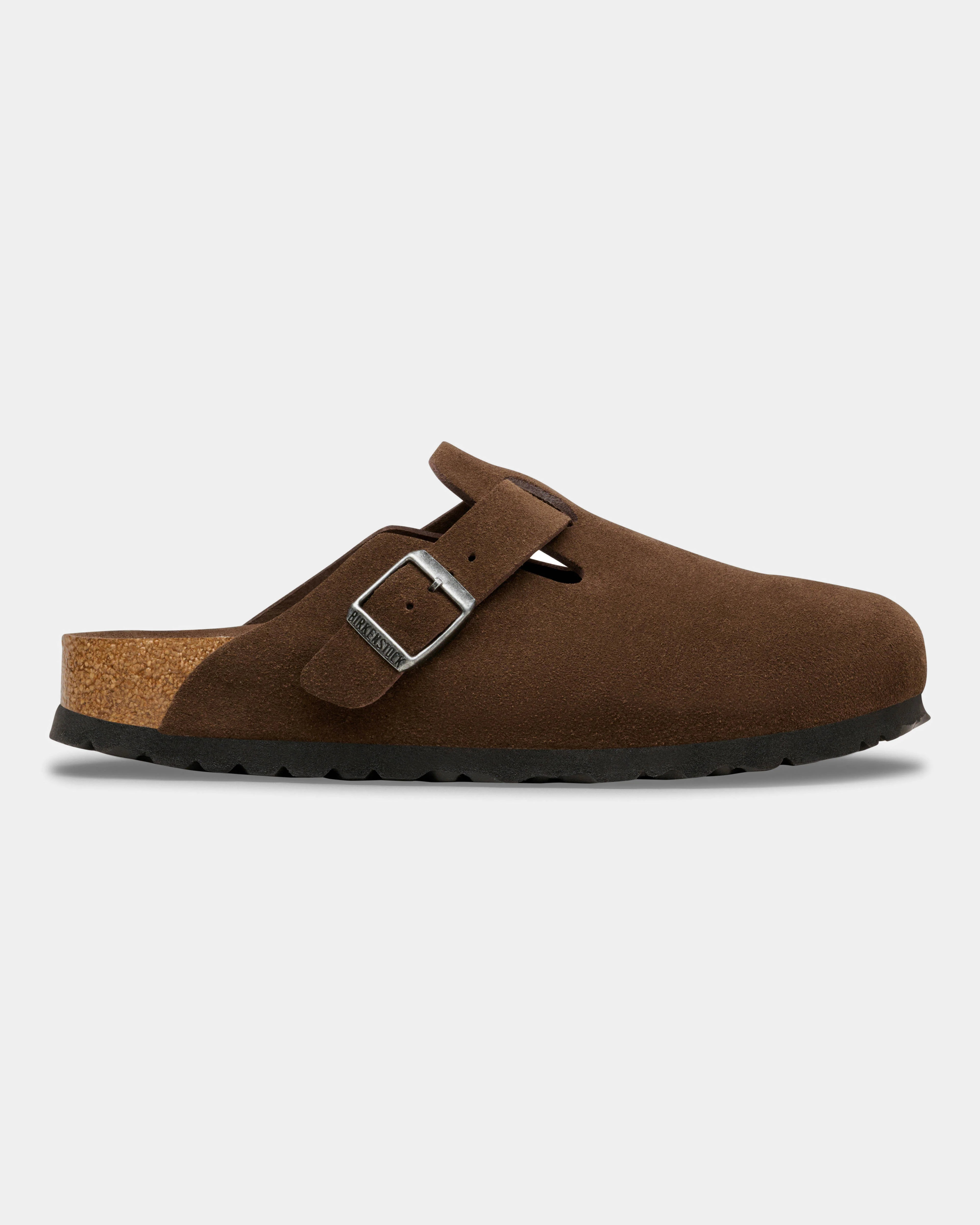 Birkenstock Boston Tonal Footbed Suede Leather Womens Clogs - Carafe Tonal FB - Image 2