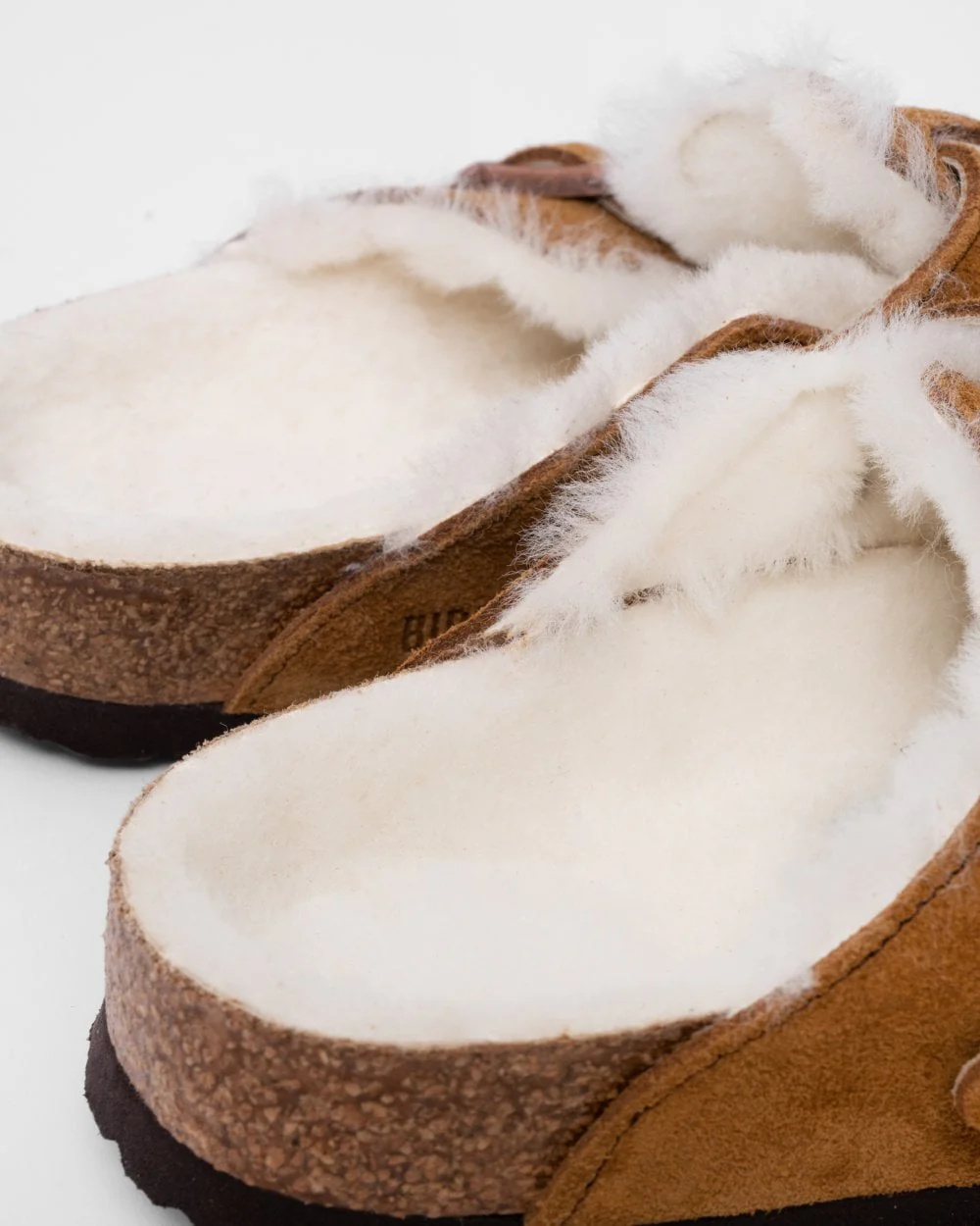 Birkenstock Boston VL Shearling Suede Leather Unisex Clogs - Image 5