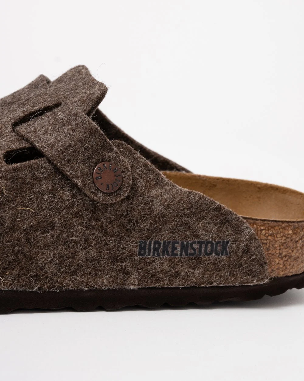 Birkenstock Boston Wool Felt Unisex Clogs - Cacao - Image 5