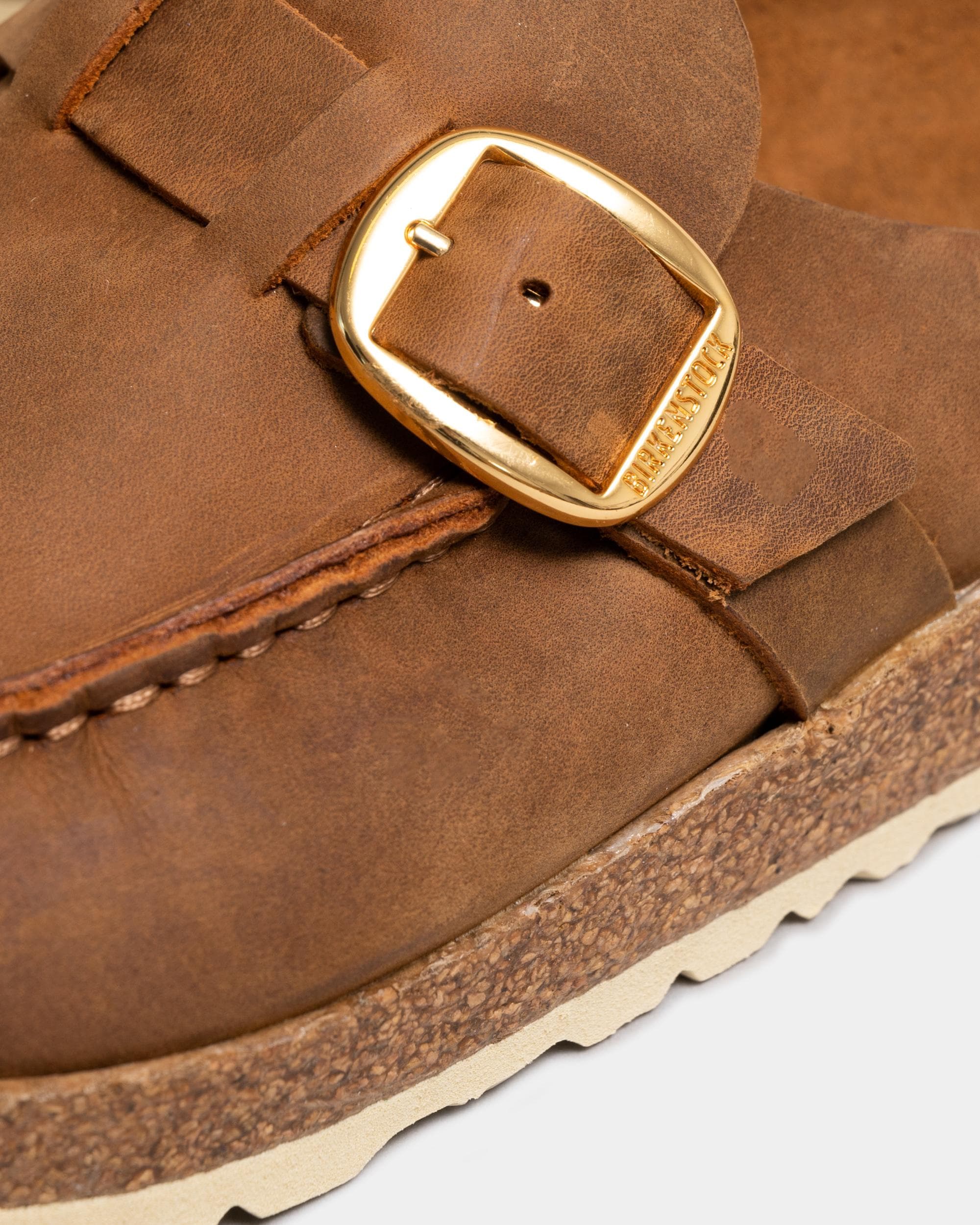 Birkenstock Buckley Oiled Leather Womens Moccasin Clogs - Image 2