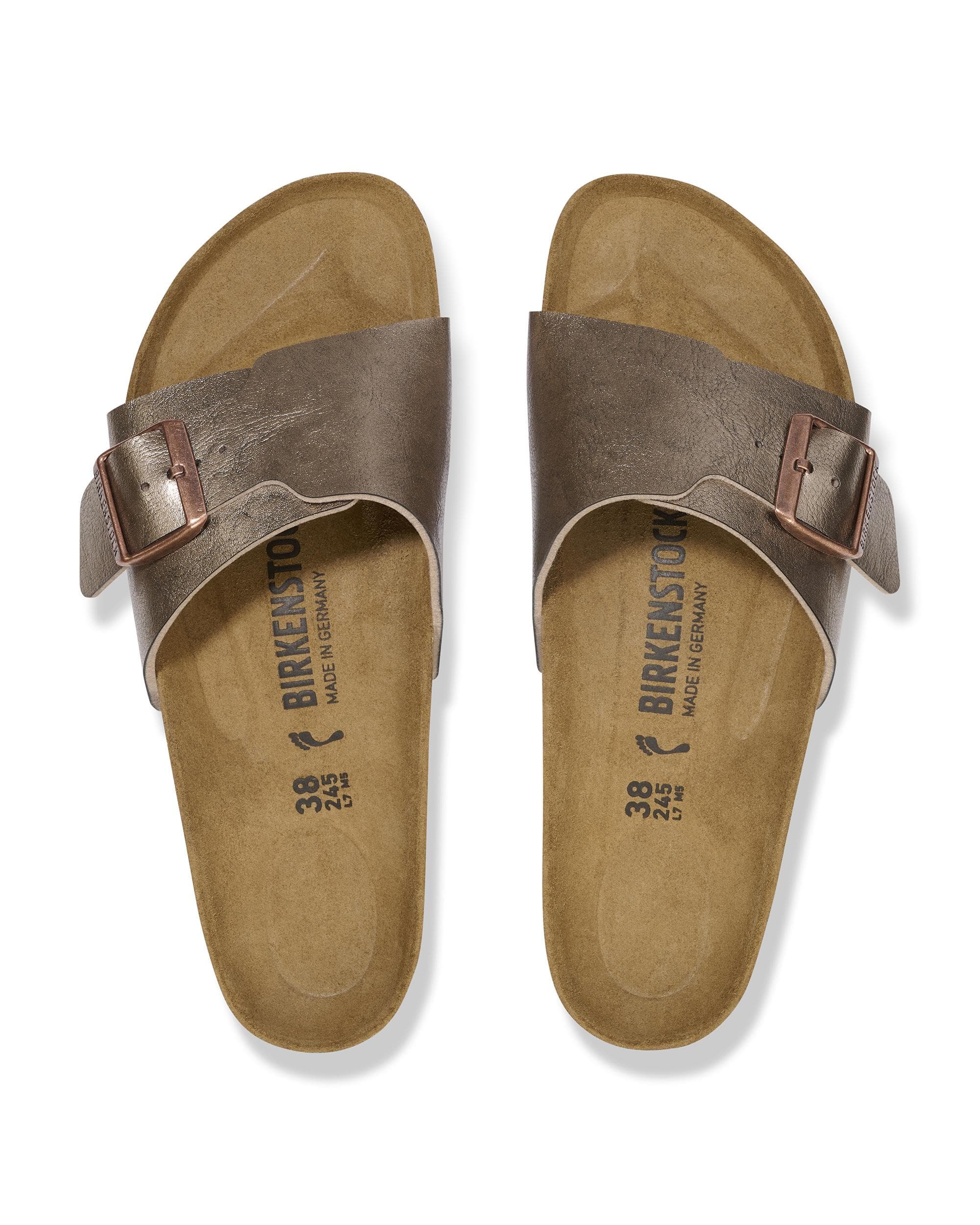 Birkenstock Catalina BS Birko-Flor Womens Sandals - Graceful Taupe - Image 4