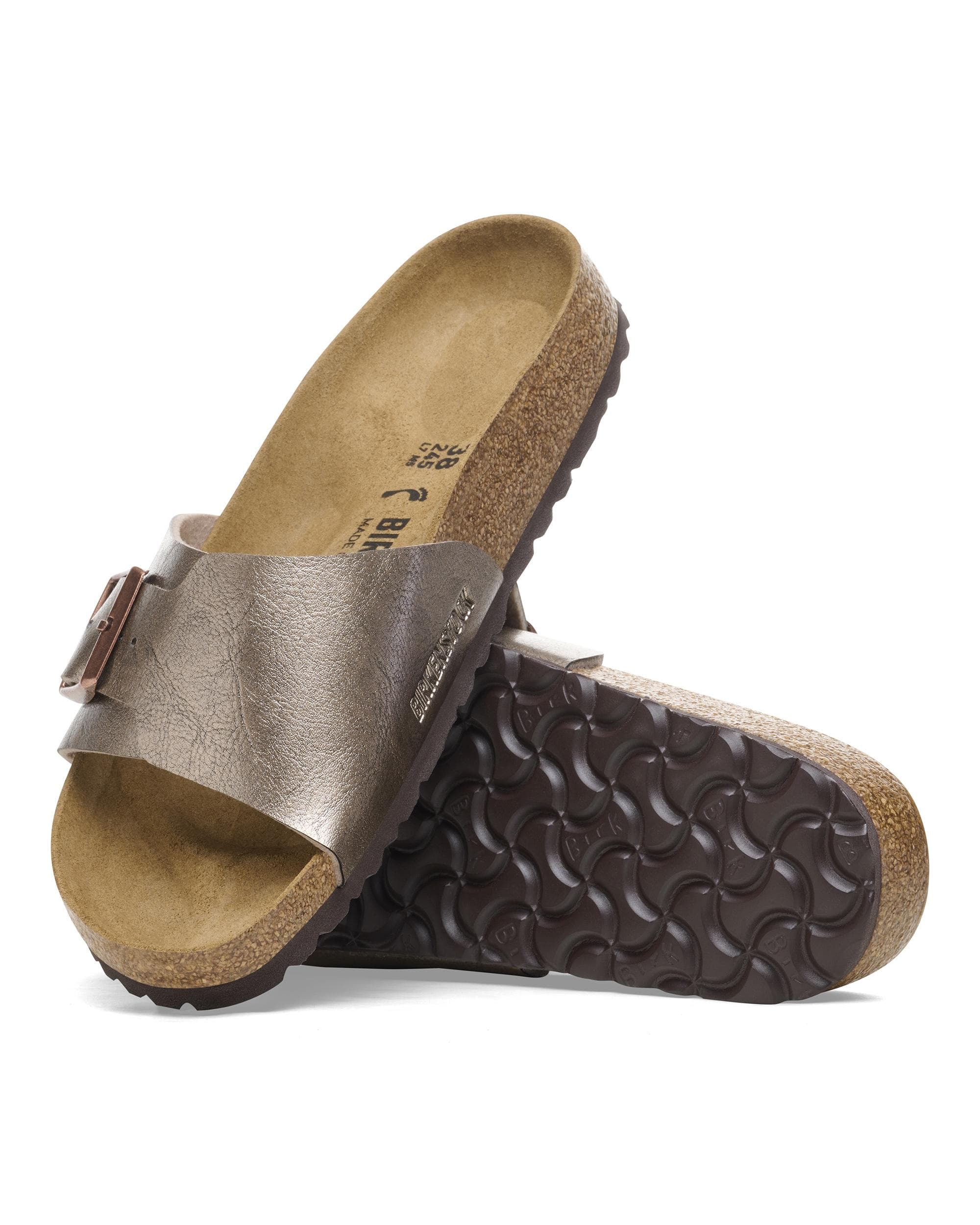 Birkenstock Catalina BS Birko-Flor Womens Sandals - Graceful Taupe - Image 5