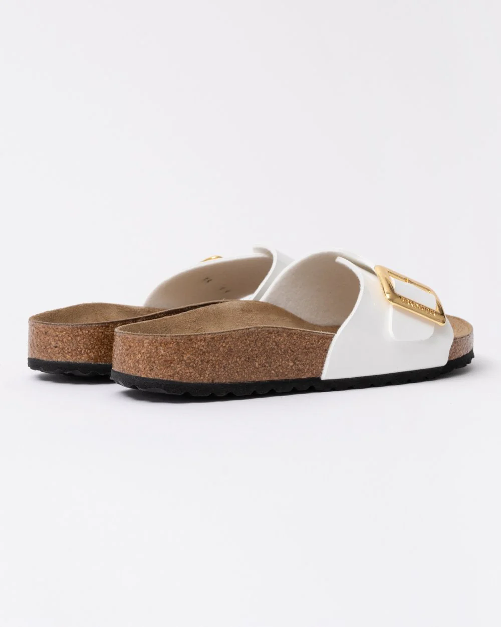 Birkenstock Catalina Cushion Big Buckle Womens Birko-Flor Patent Sandals - Image 4