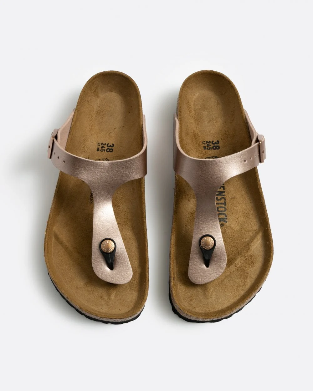 Birkenstock Gizeh BF Womens Sandals - Metallic Copper - Image 6