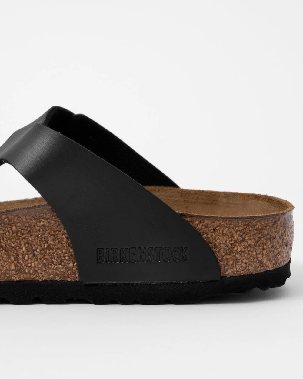 Birkenstock Gizeh Birko-Flor Womens Flip Flop - Black - Image 6