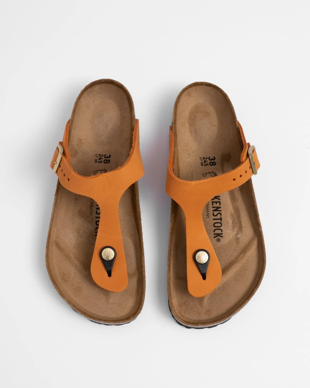 Birkenstock Gizeh BS Womens Nubuck Leather Sandals - Image 2