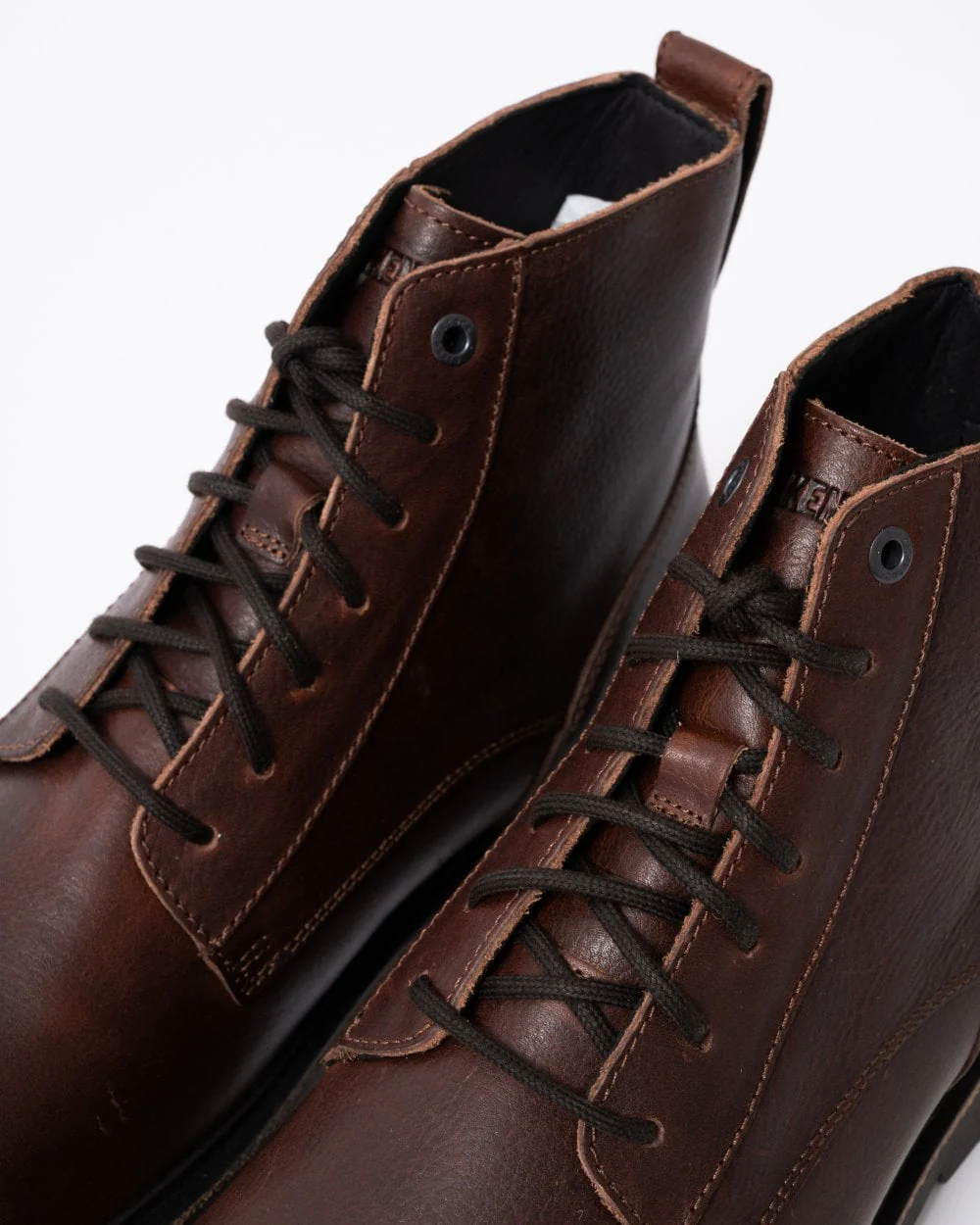 Birkenstock Highwood Lace Mid Natural Leather Mens Boots - Image 5