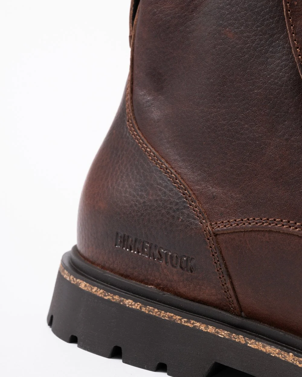 Birkenstock Highwood Lace Mid Natural Leather Mens Boots - Image 6