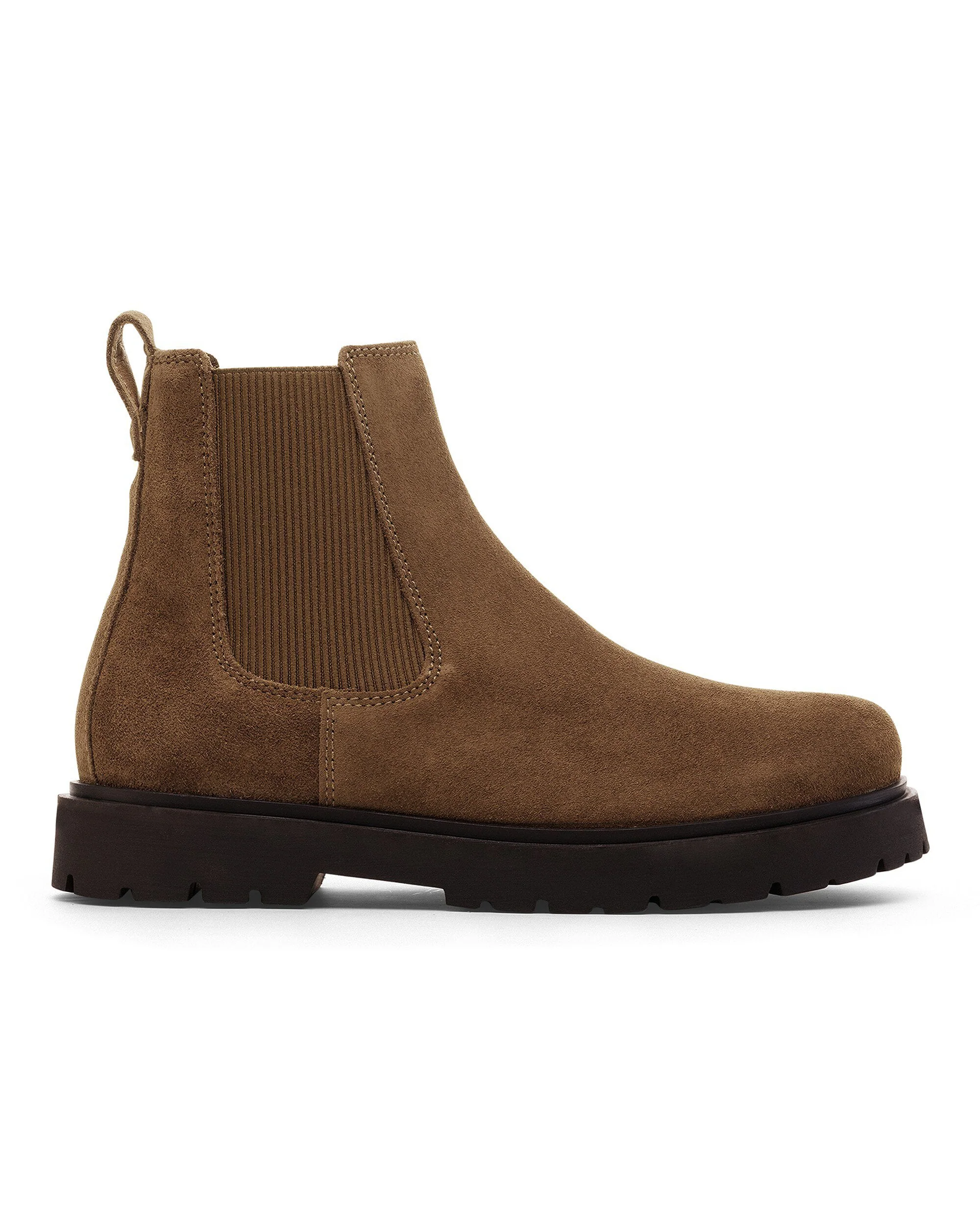Birkenstock Highwood Slip On Mid Womens Suede Boots - Dark Tea - Image 2