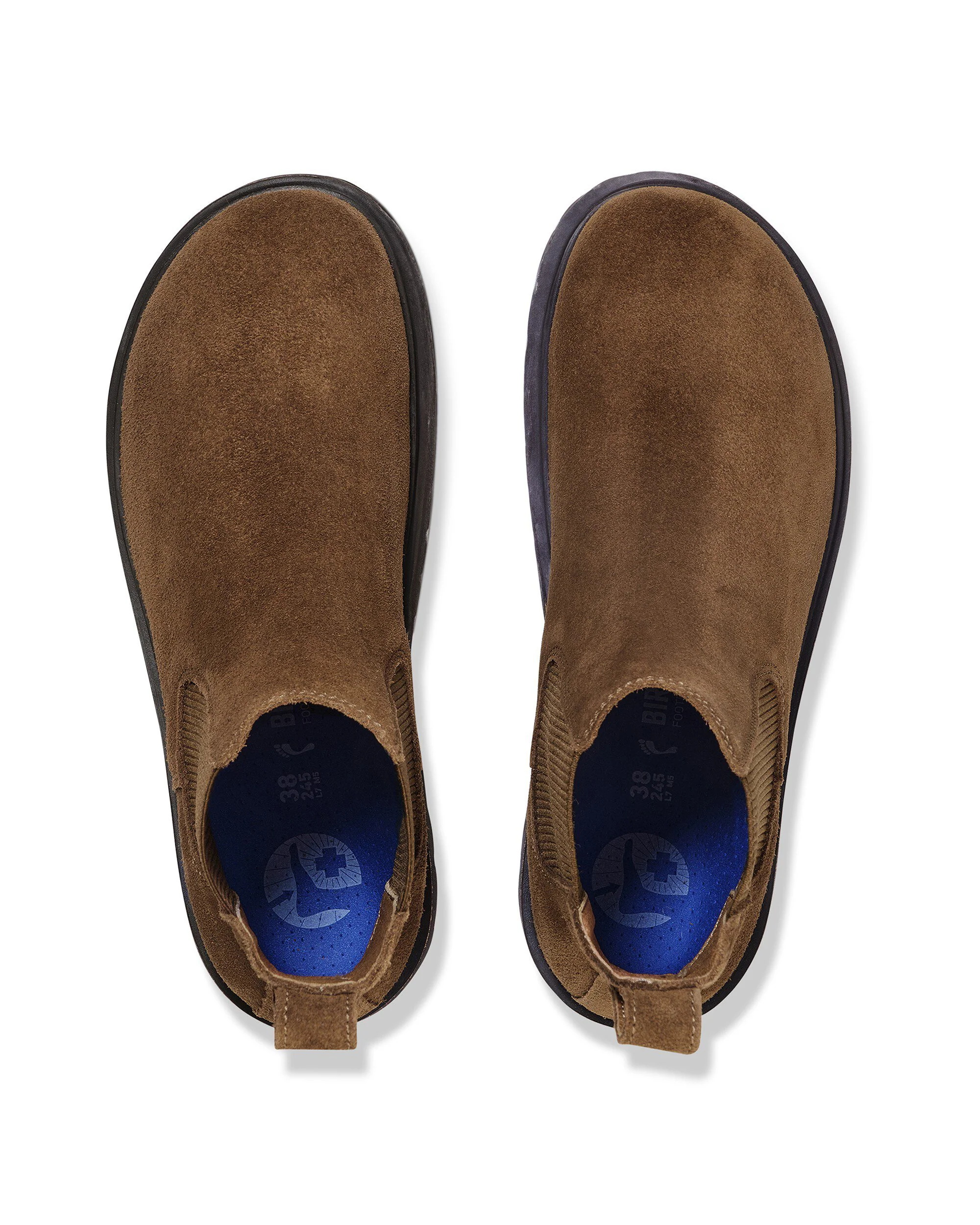 Birkenstock Highwood Slip On Mid Womens Suede Boots - Dark Tea - Image 4