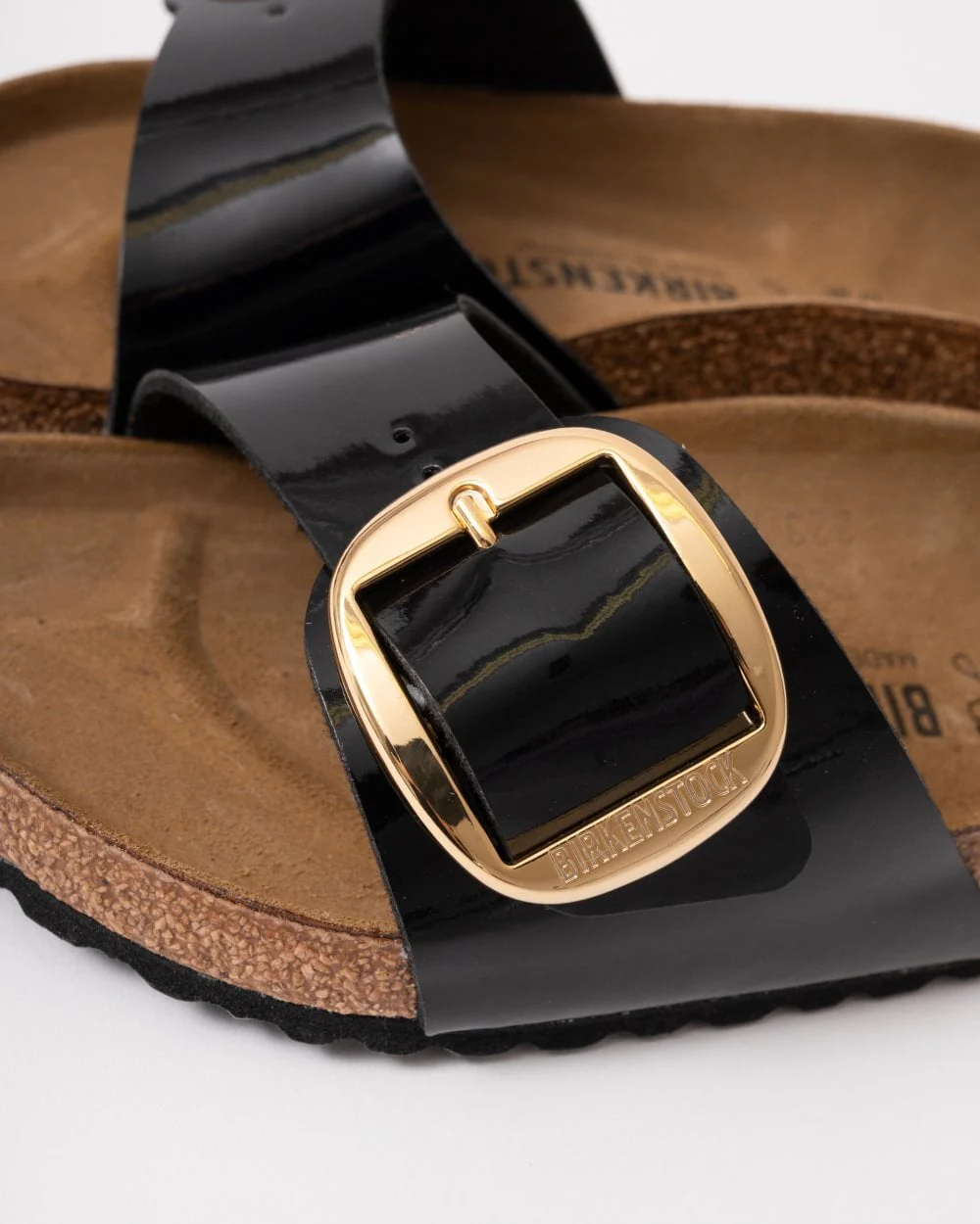 Birkenstock Madrid Big Buckle Birko-Flor Patent Womens Sandals - Image 5