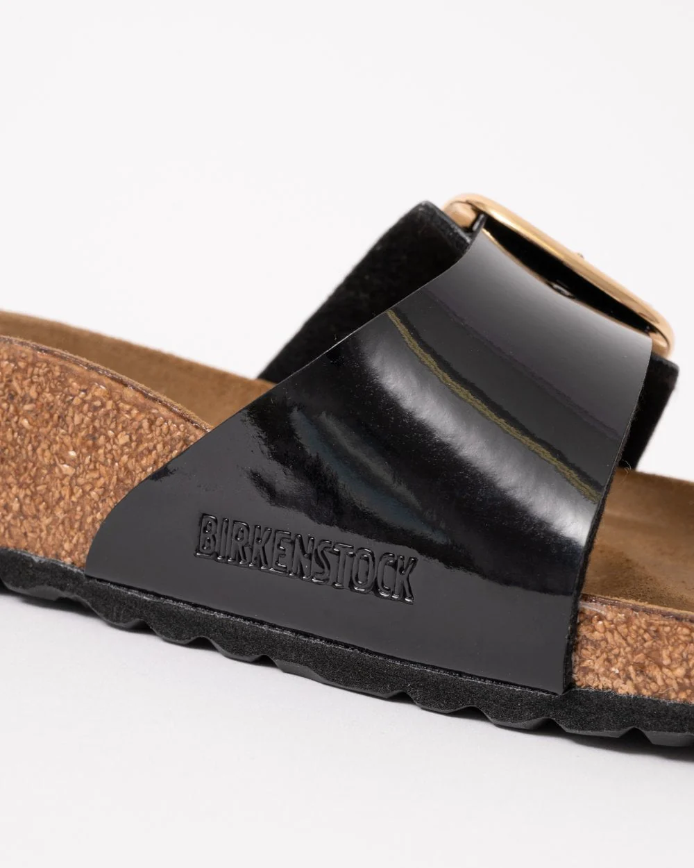 Birkenstock Madrid Big Buckle Birko-Flor Patent Womens Sandals - Image 6