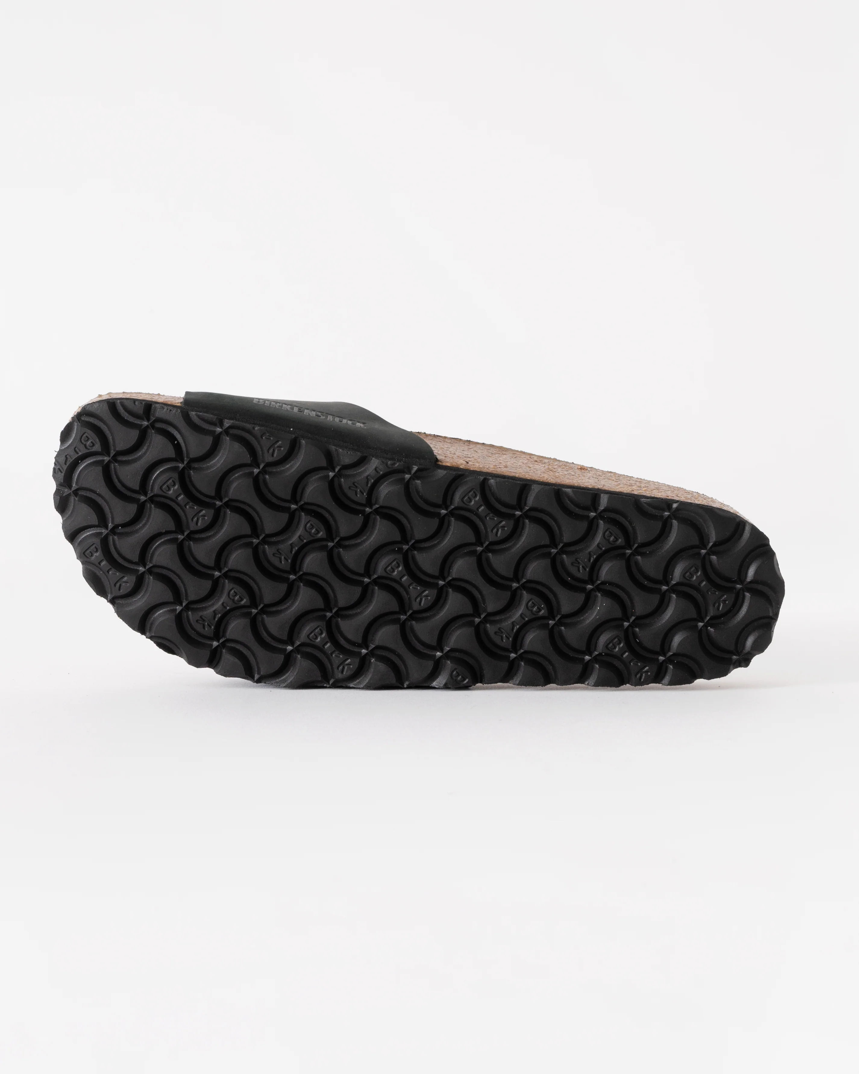Birkenstock Madrid Big Buckle Oiled Leather Womens Sandals - Black - Image 5