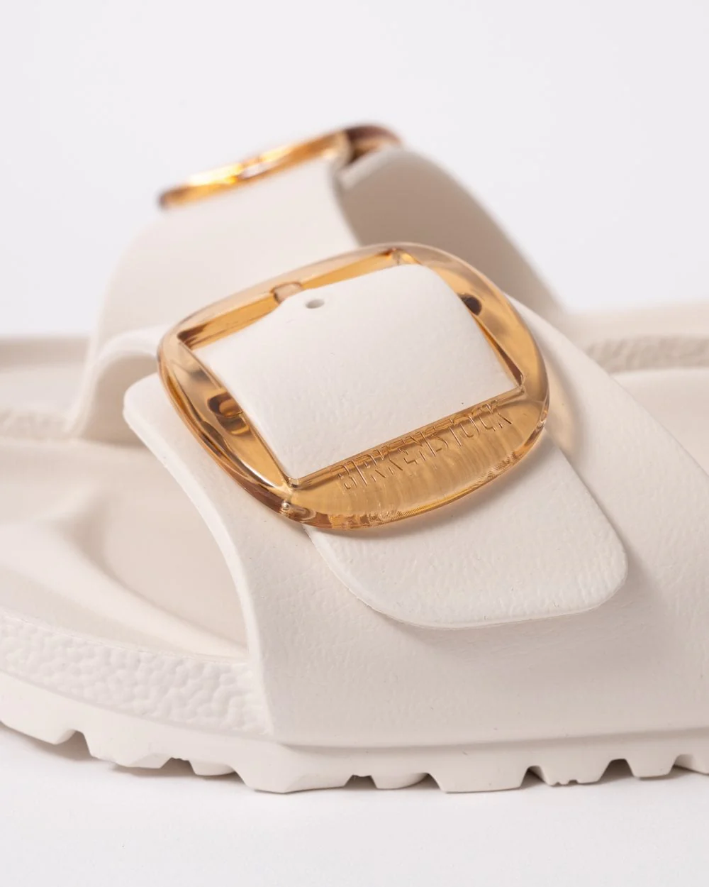 Birkenstock Madrid Big Buckle Womens EVA Sandals - Eggshell - Image 4