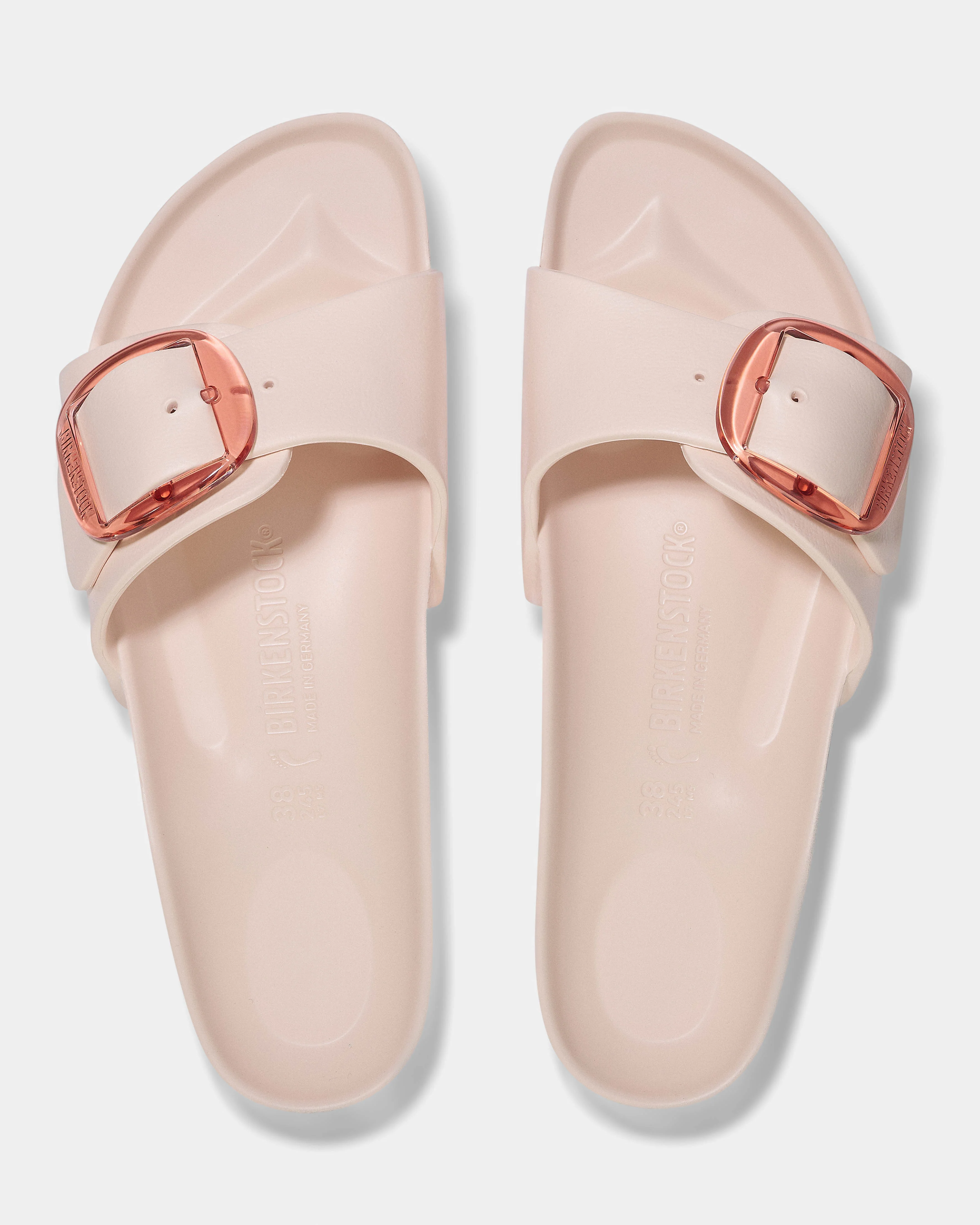Birkenstock Madrid Big Buckle Womens EVA Sandals - Light Rose - Image 3