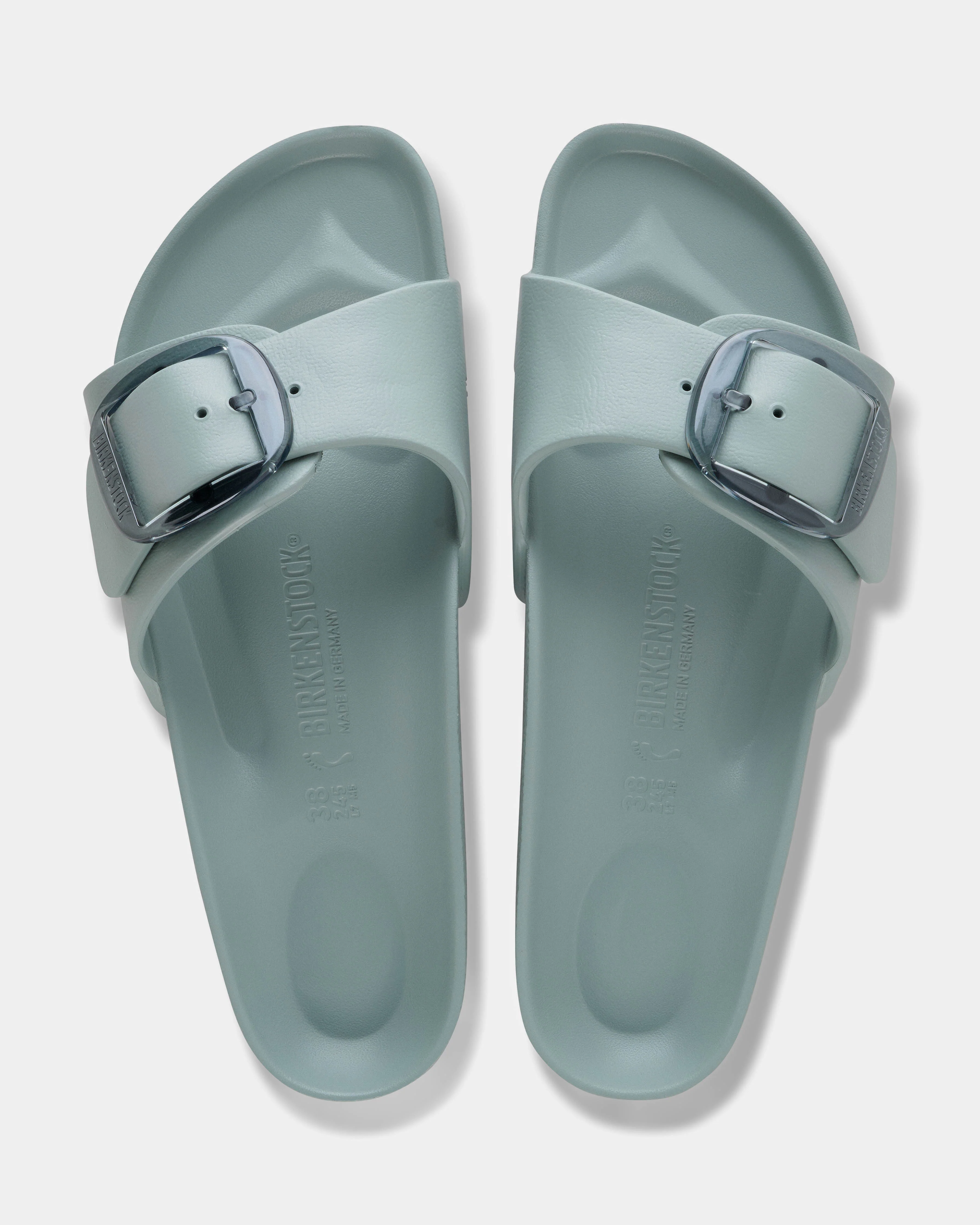 Birkenstock Madrid Big Buckle Womens EVA Sandals - Pure Sage - Image 3
