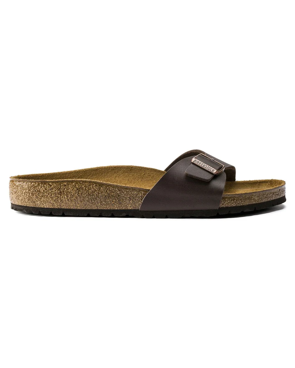 Birkenstock Madrid Birko-Flor Womens Sandals - Dark Brown - Image 2