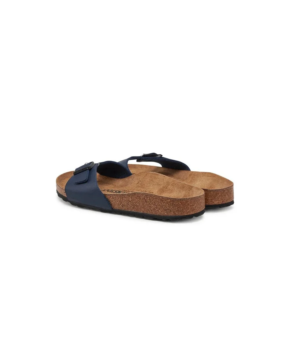 Birkenstock Madrid BS Birko-Flor Womens Sandals - Dark Blue - Image 3