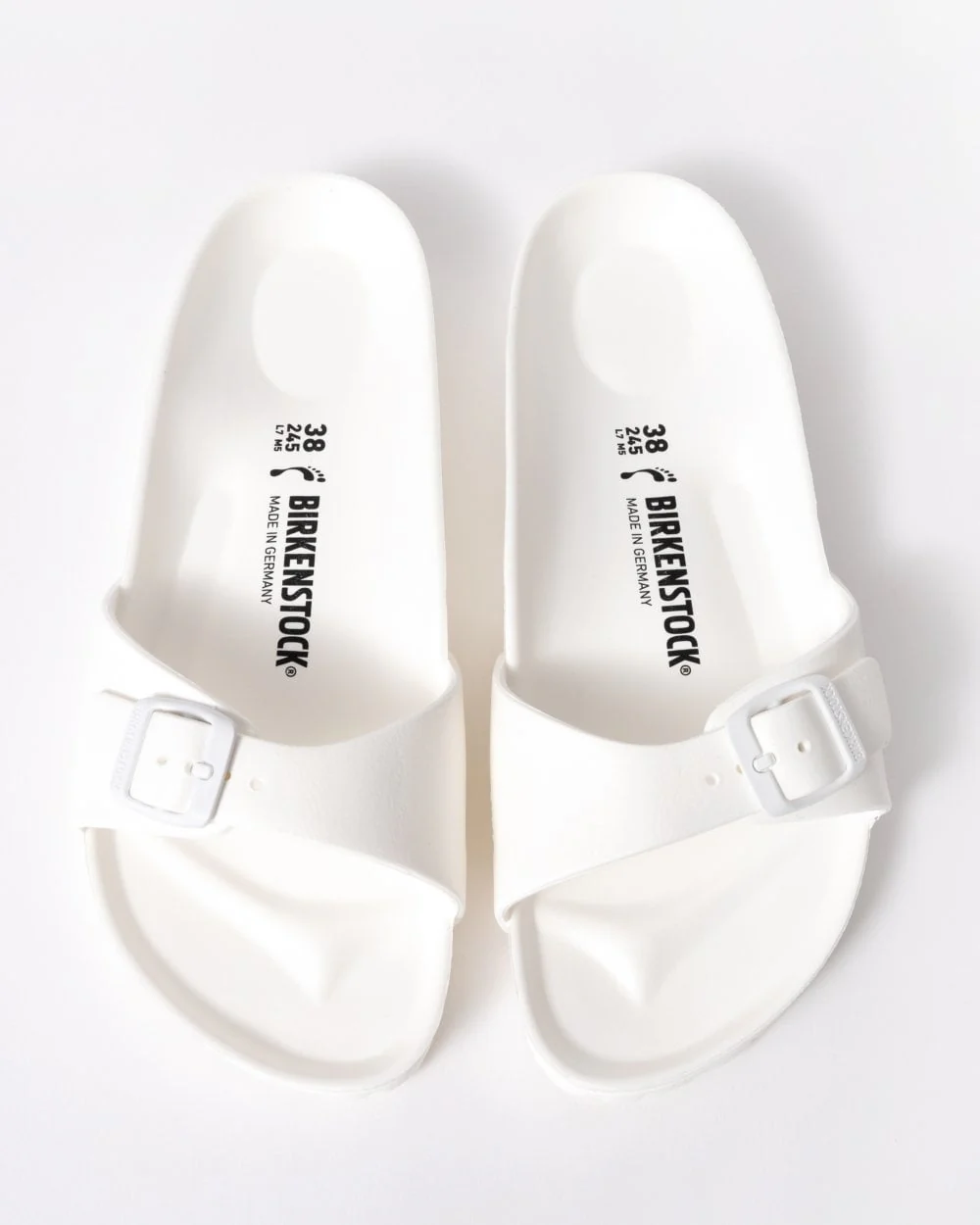 Birkenstock Madrid Essentials EVA Womens Sandals - White - Image 2