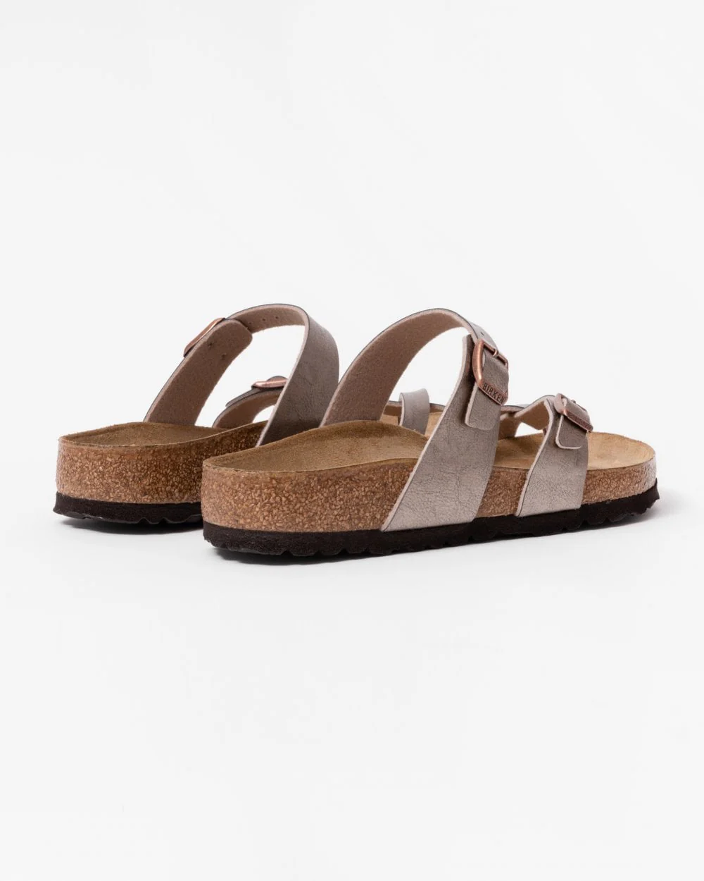 Birkenstock Mayari Birko Flor Womens Sandals - Graceful Taupe - Image 3