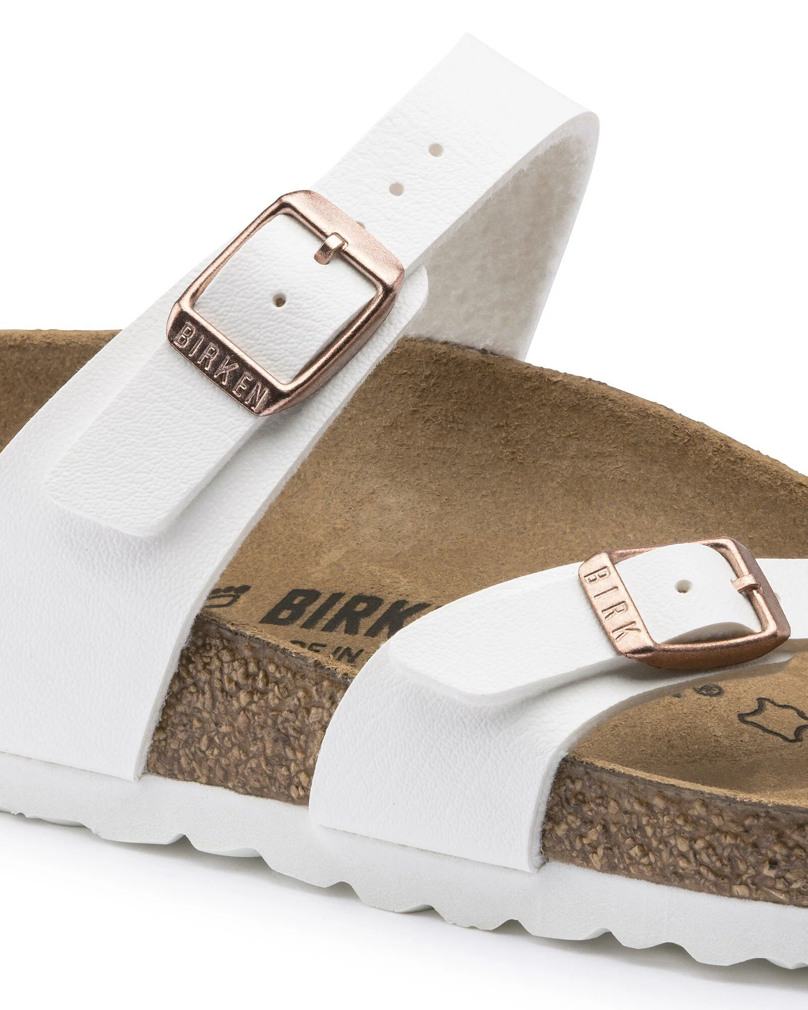 Birkenstock Mayari Birko Flor Womens Sandals - White - Image 2