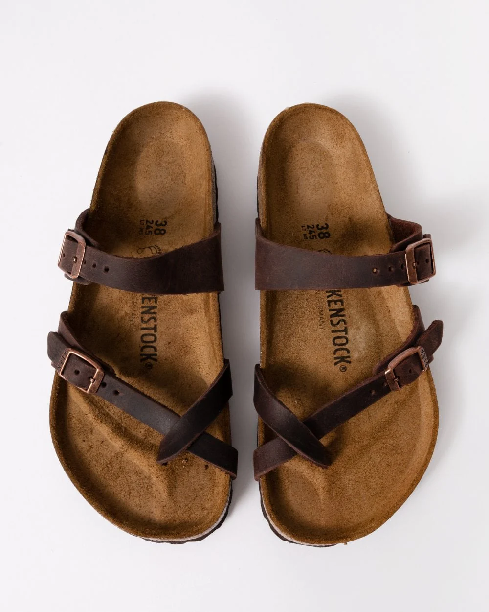 Birkenstock Mayari Oiled Nubuck Womens Sandals - Habana - Image 2
