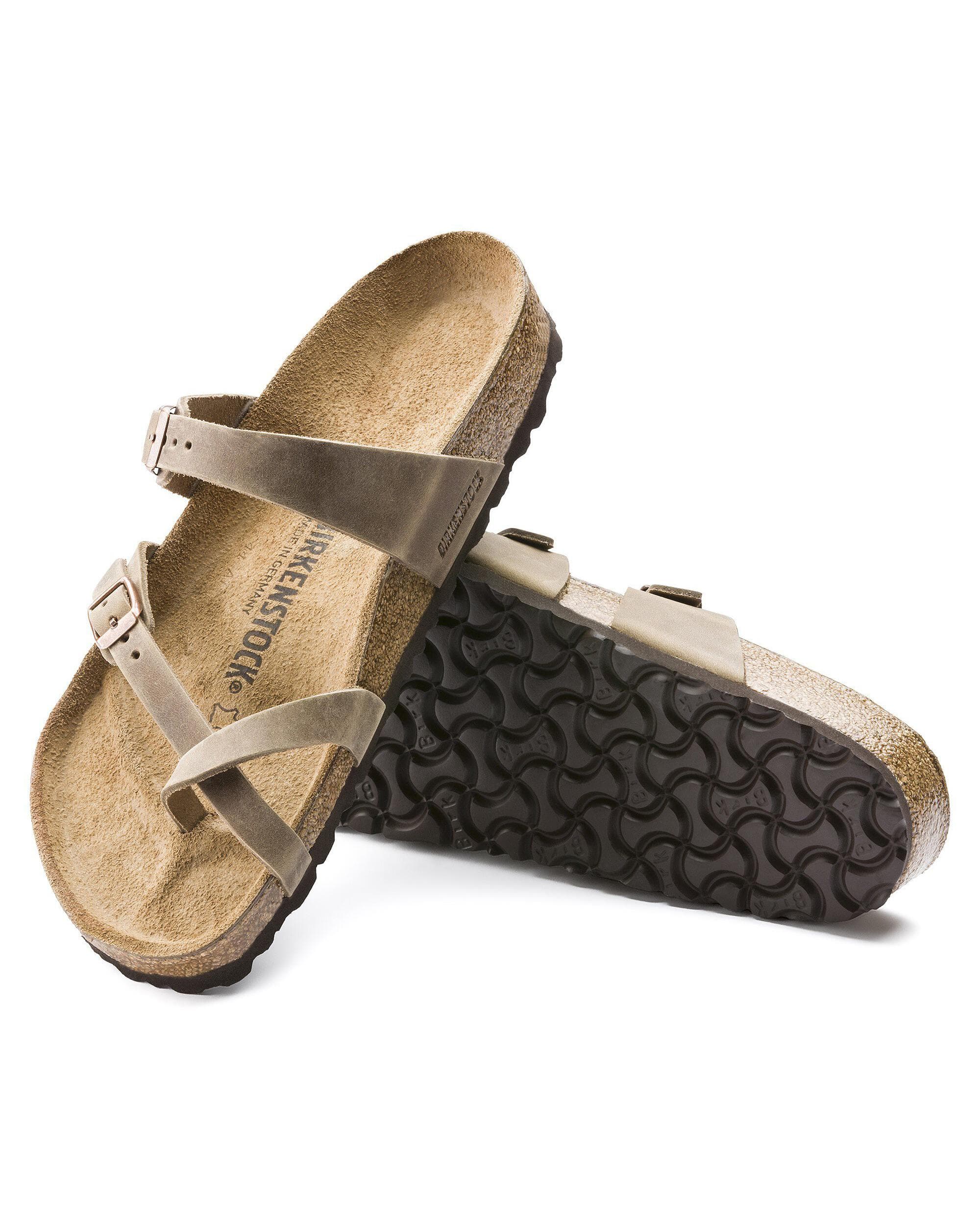 Birkenstock Mayari Oiled Nubuck Womens Sandals - Tobacco Brown - Image 4
