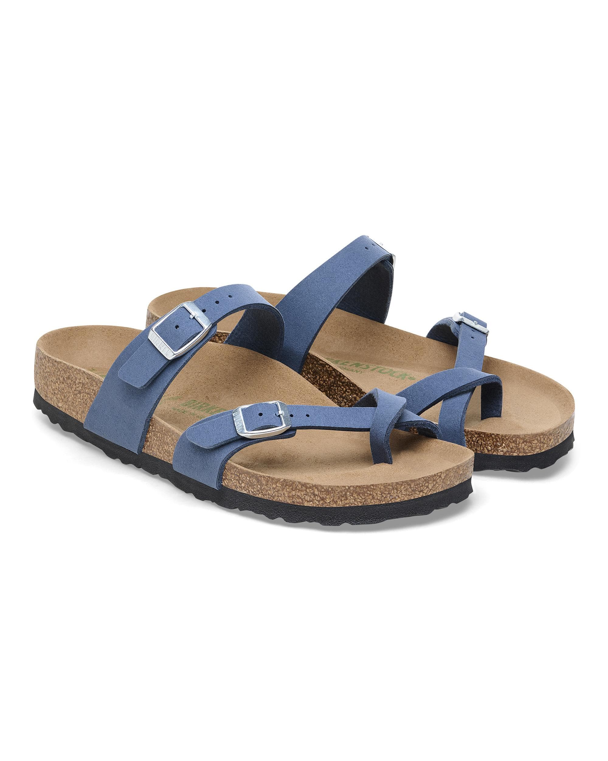 Birkenstock Mayari Soft Vegan Synthetic Womens Sandals - Elemental Blue - Image 2