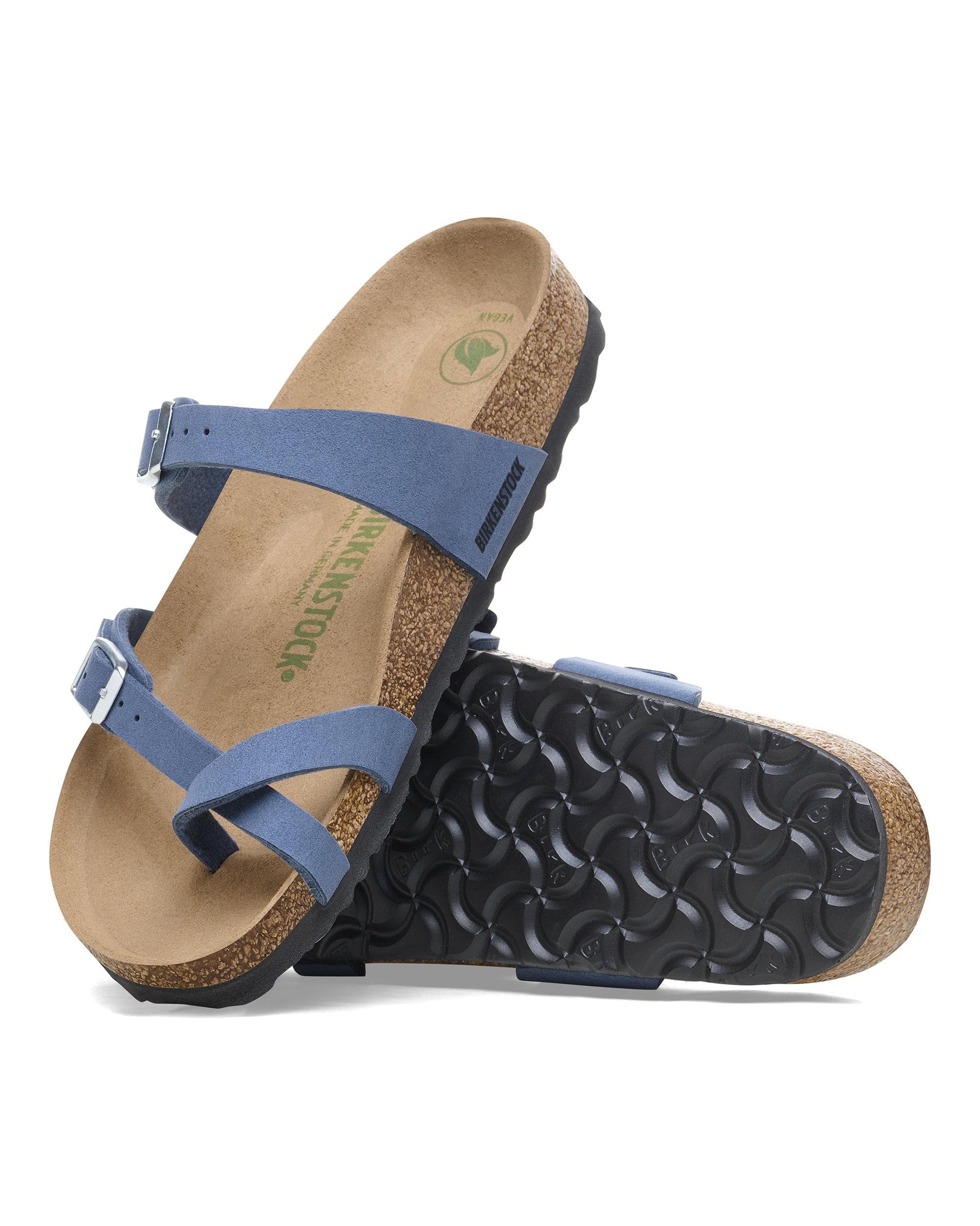 Birkenstock Mayari Soft Vegan Synthetic Womens Sandals - Elemental Blue - Image 4