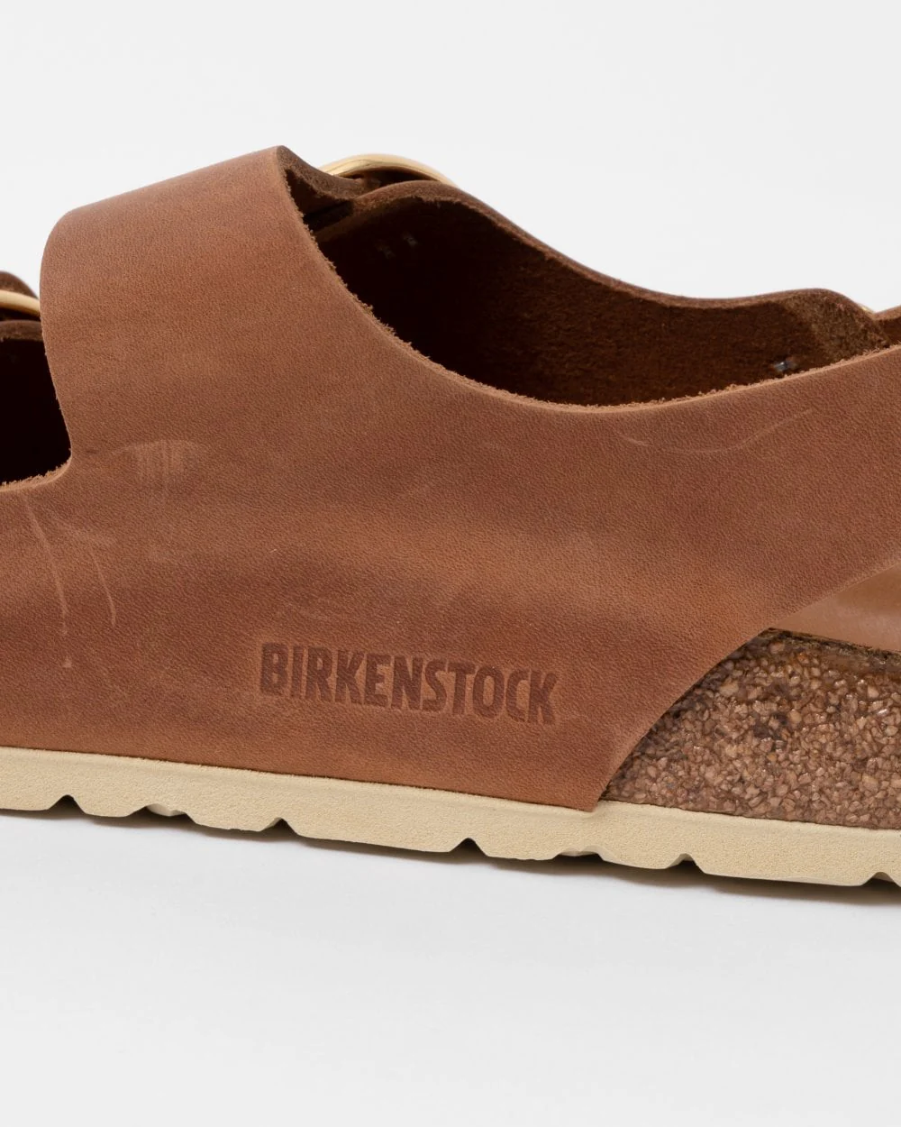 Birkenstock Milano Big Buckle Womens Oiled Leather Sandals - Image 6