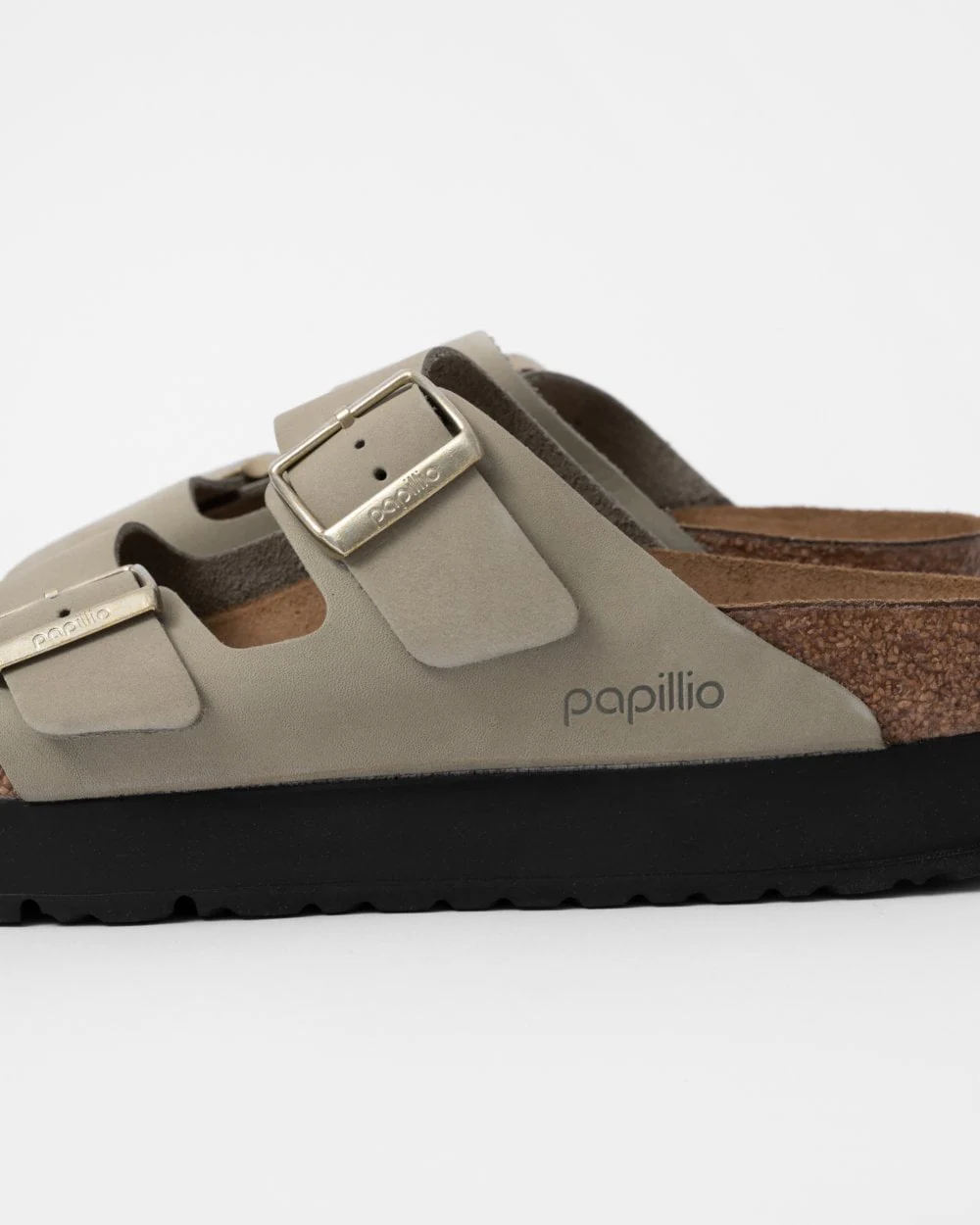 Birkenstock Papillio Arizona Flex Platform Womens Nubuck Leather Sandals - Image 5