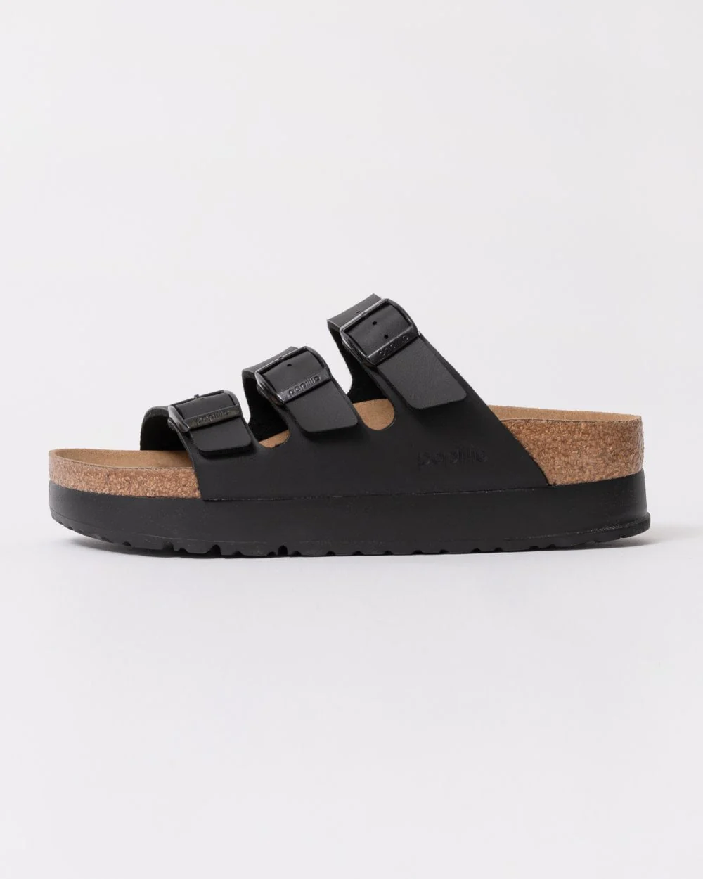 Birkenstock Papillio Florida III Womens Vegan Platform Sandals - Black - Image 2