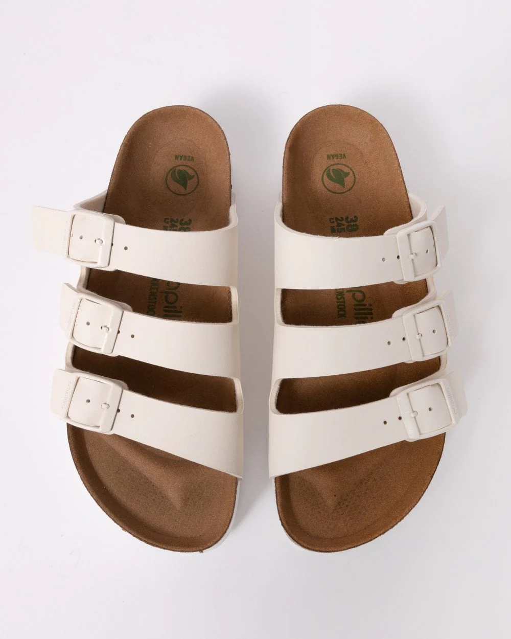 Birkenstock Papillio Florida III Womens Vegan Platform Sandals - Eggshell - Image 4