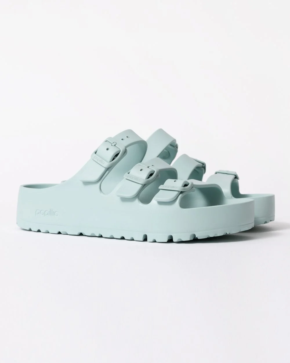 Birkenstock Papillio Florida Womens EVA Platform Sandals - Surf Green - Image 3