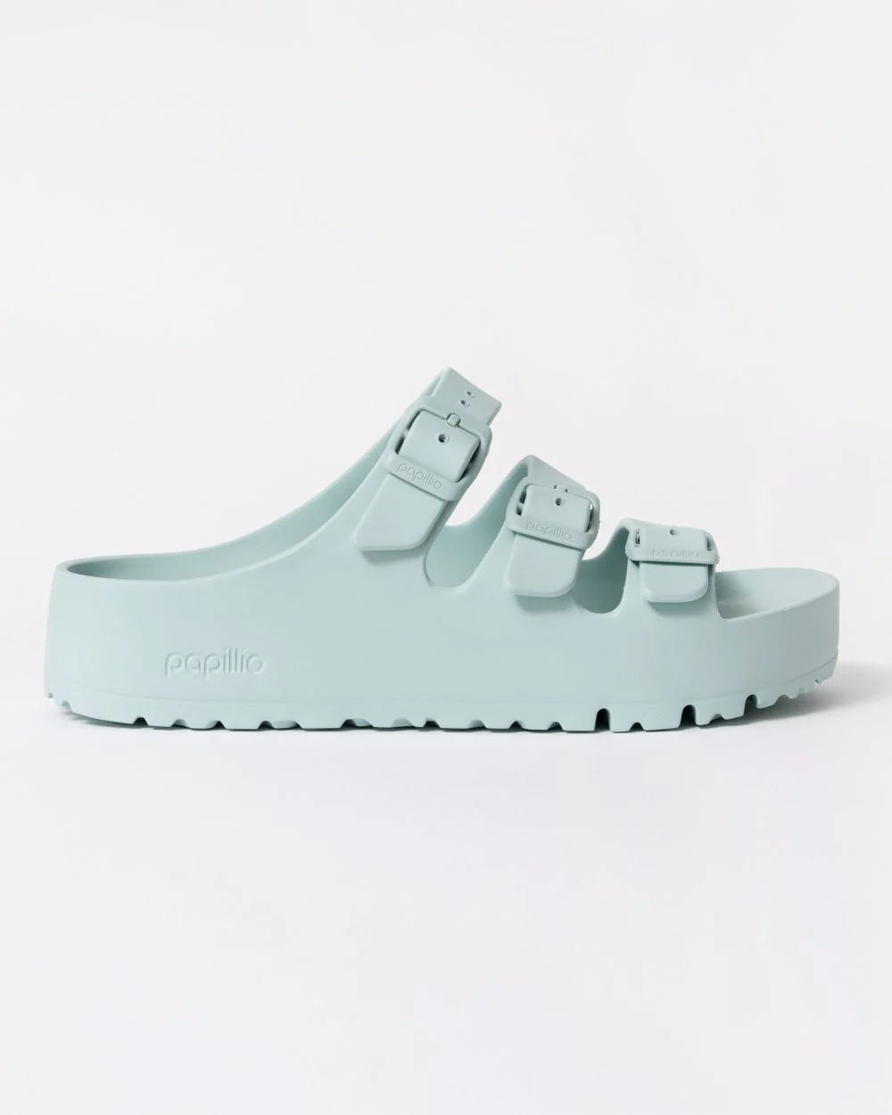 Birkenstock Papillio Florida Womens EVA Platform Sandals - Surf Green - Image 4