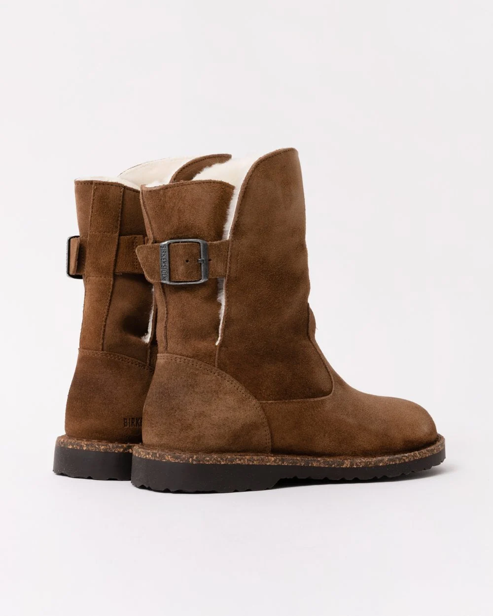Birkenstock Uppsala Shearling Suede Leather Womens Boots - Image 2