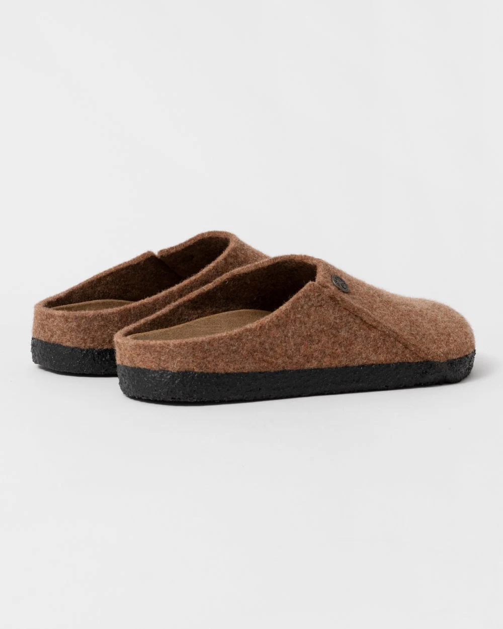Birkenstock Zermatt Rivet Wool Felt Unisex Clogs - Toffee Melange - Image 4