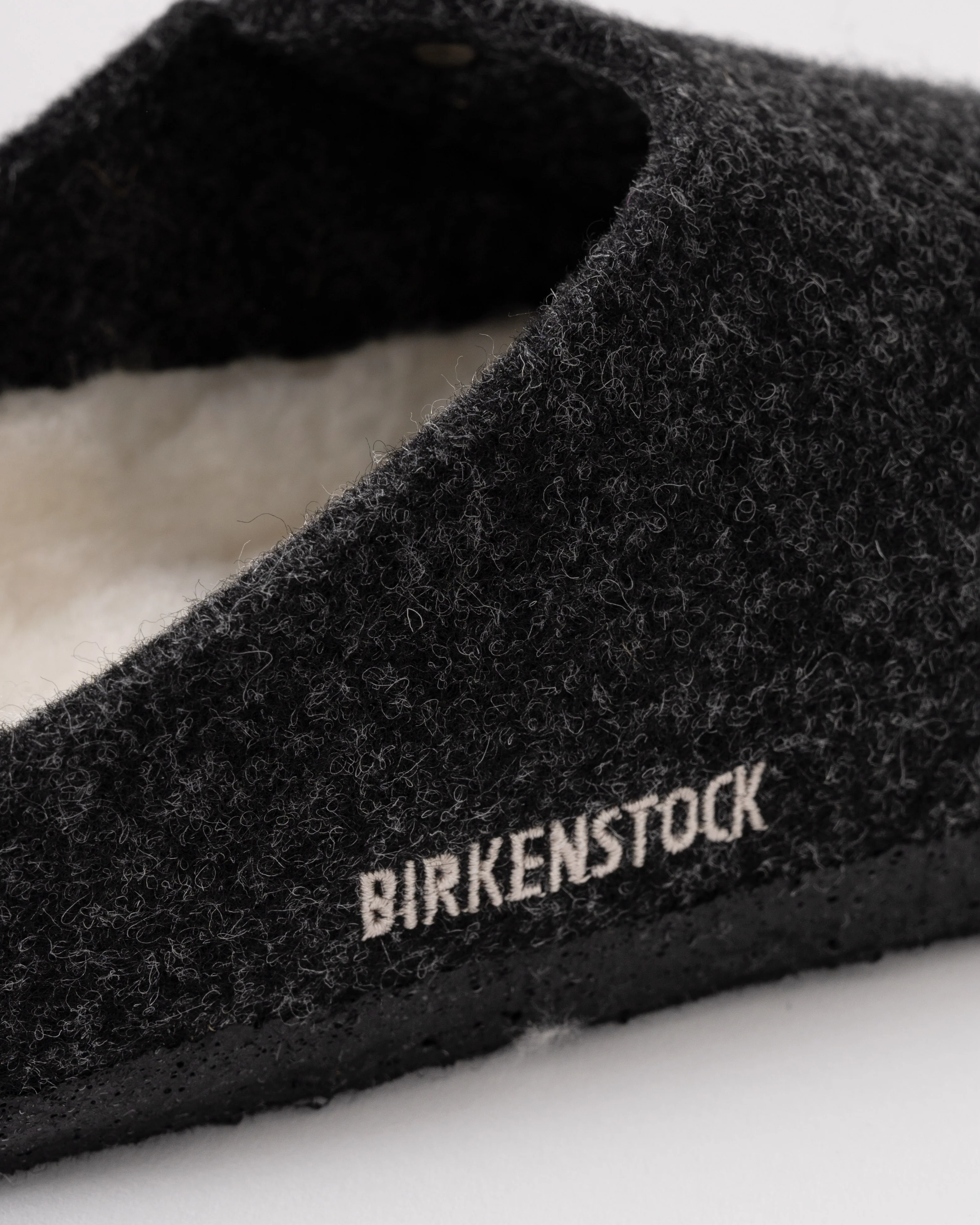 Birkenstock Zermatt Shearling FE Womens Clogs - Anthracite - Image 6