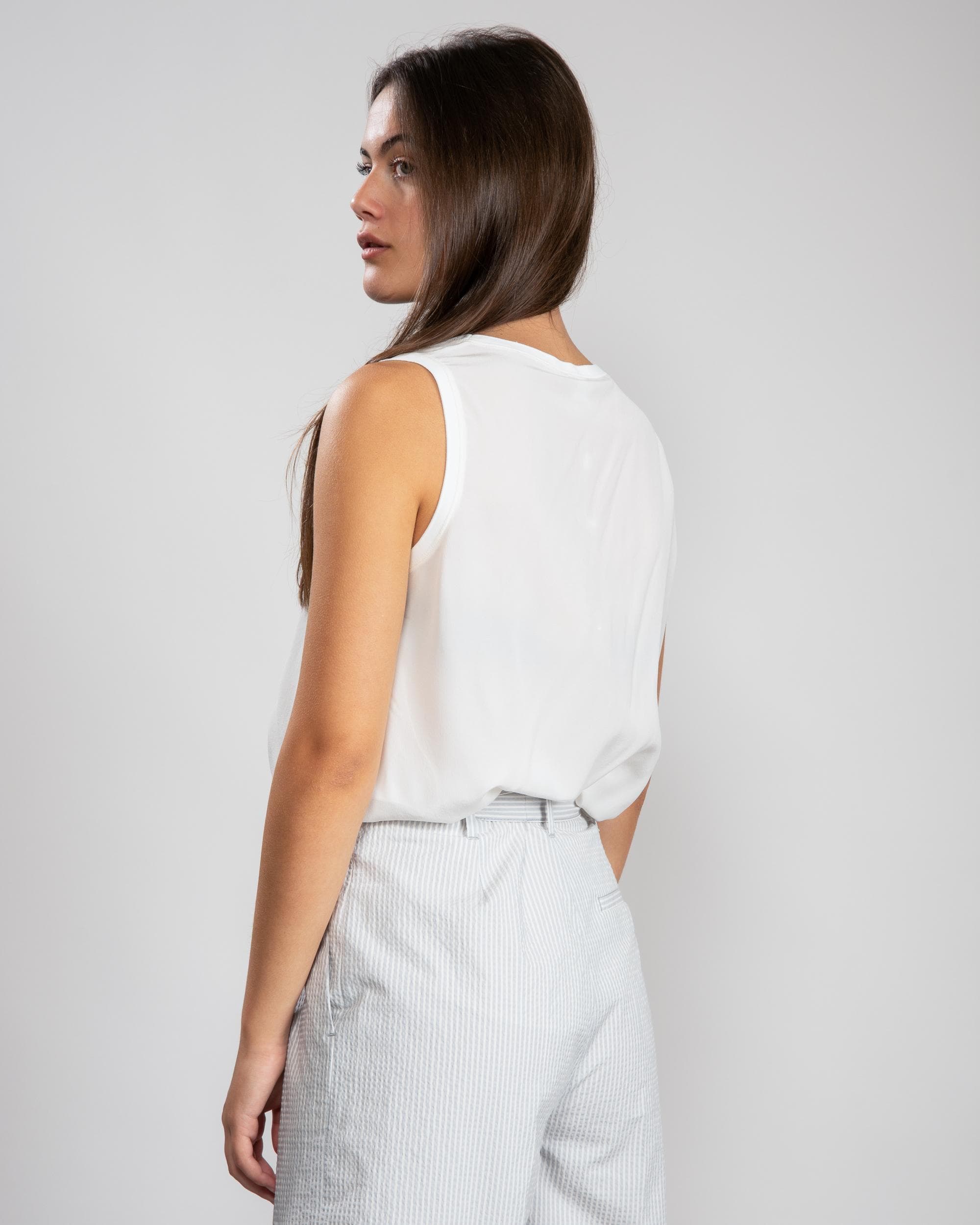Boss Cendia 6 Womens top - Open White 118 - Image 3