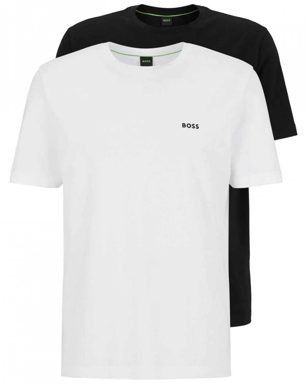 BOSS Green 2 Pack Mens Crew Neck T-Shirts NOS - Image 4