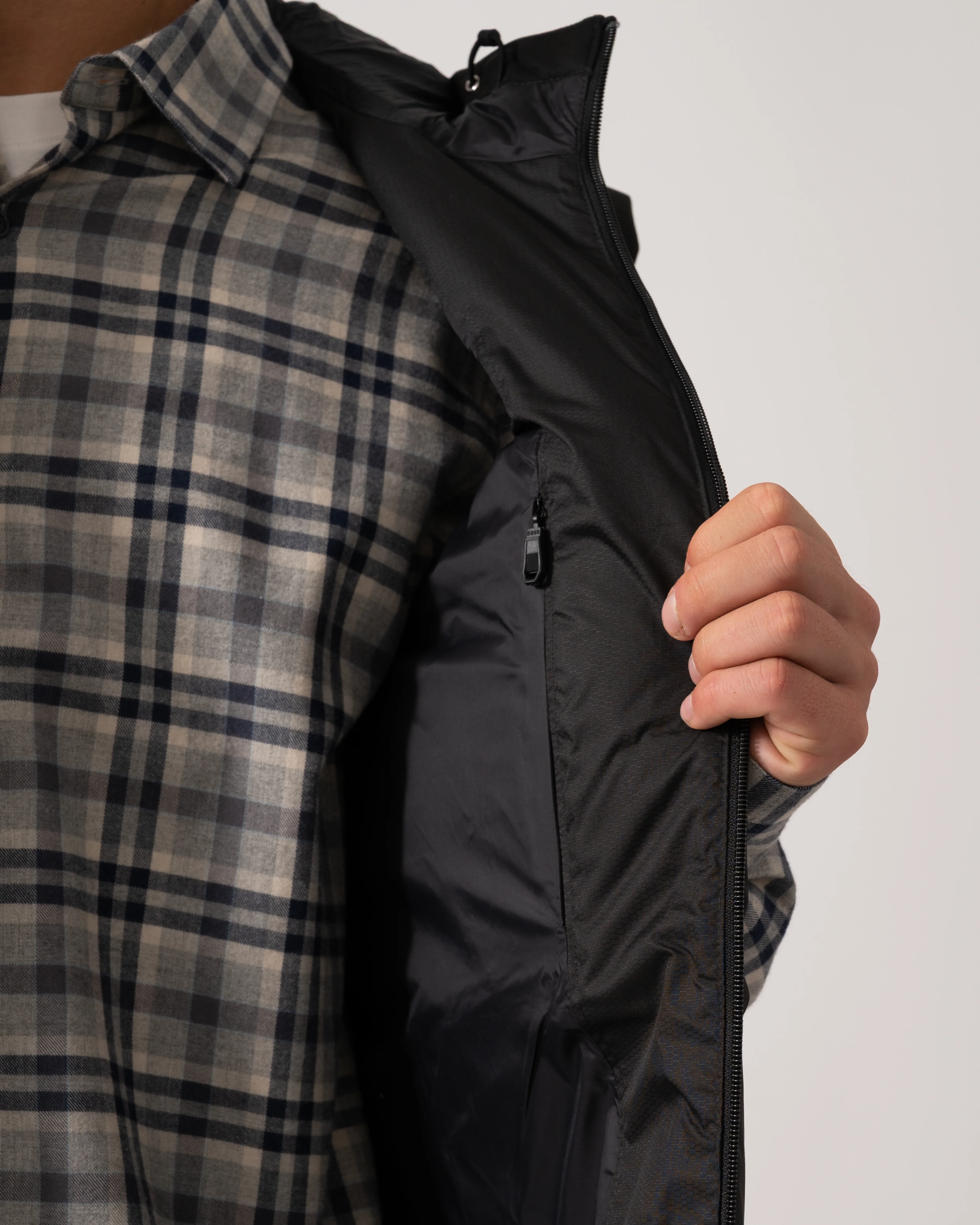 BOSS Green Block-X Mens Gilet - Black 001 - Image 5