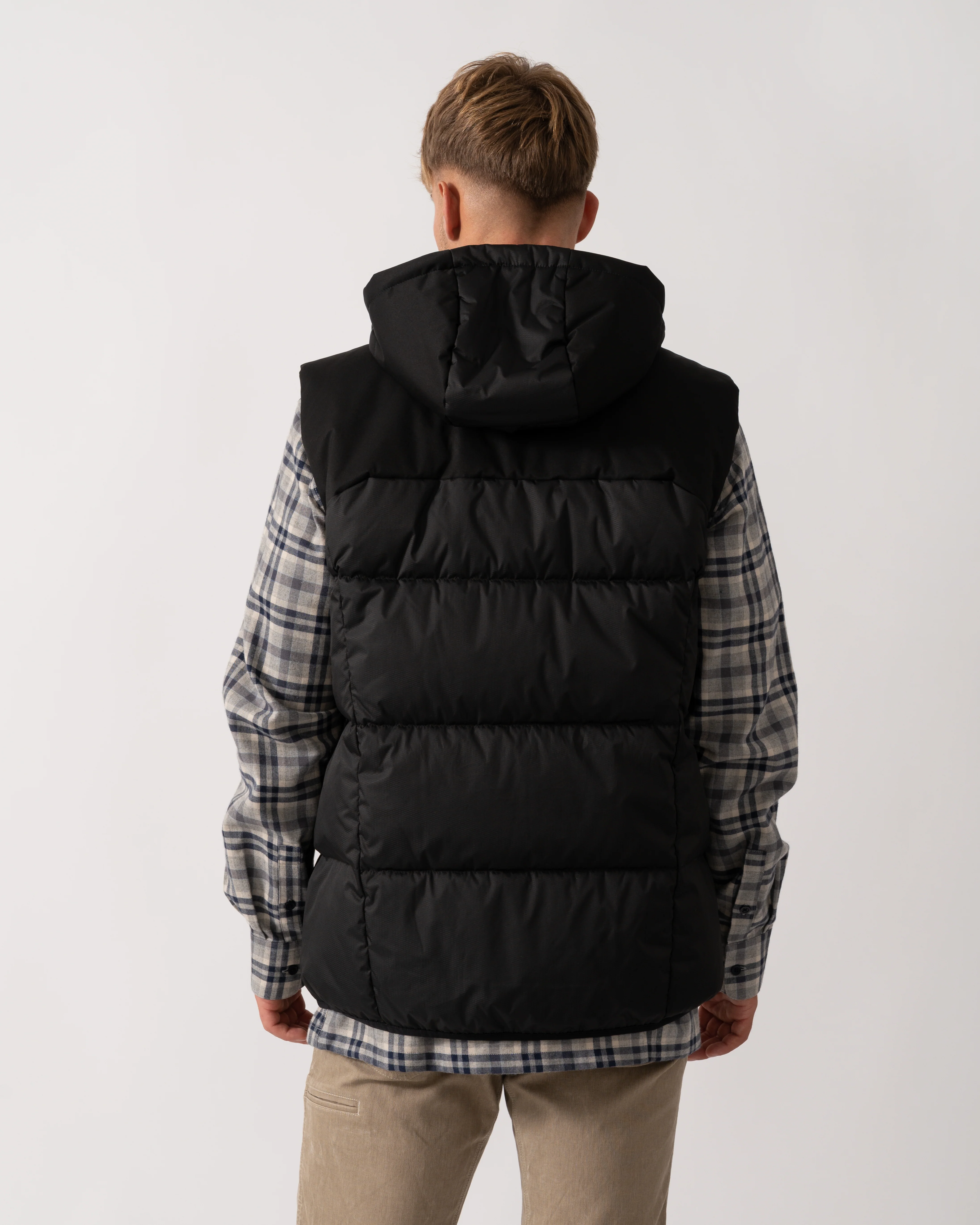 BOSS Green Block-X Mens Gilet - Black 001 - Image 7