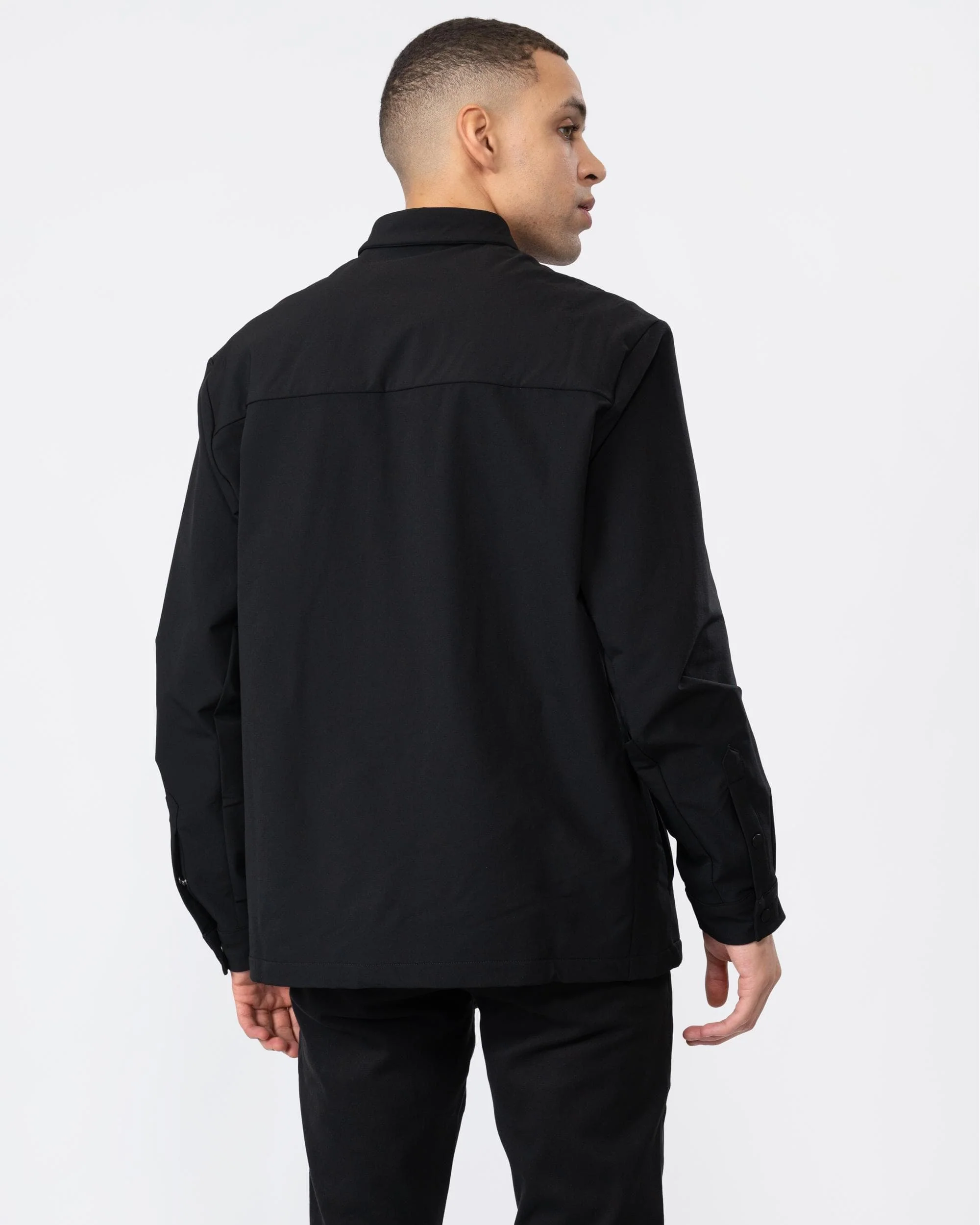 BOSS Green BUREL_X Mens Fleece Lined Overshirt - Image 5