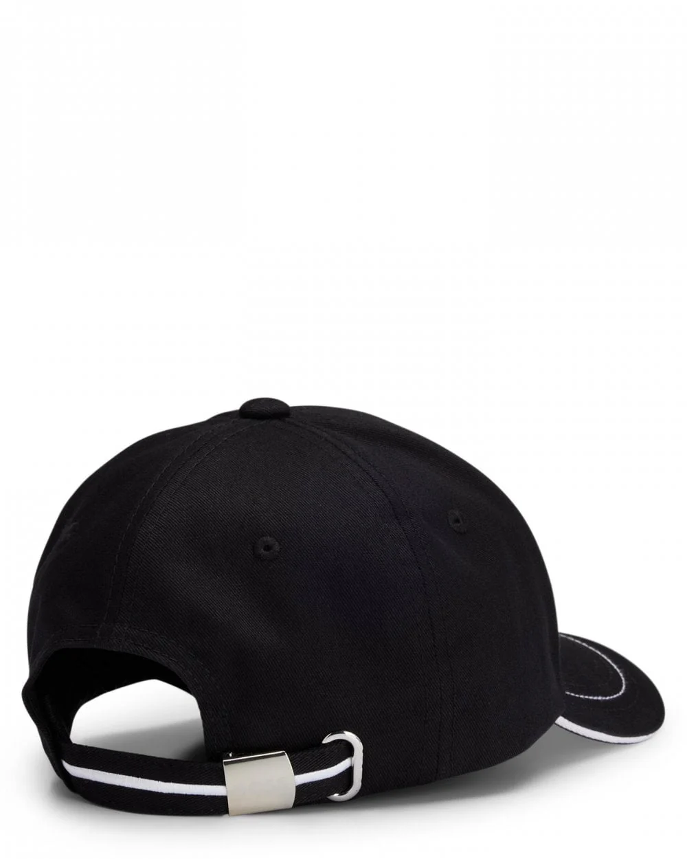 BOSS Green Cap-1 Mens Cotton-Twill Cap With Logo Detail NOS - Black 001 - Image 3