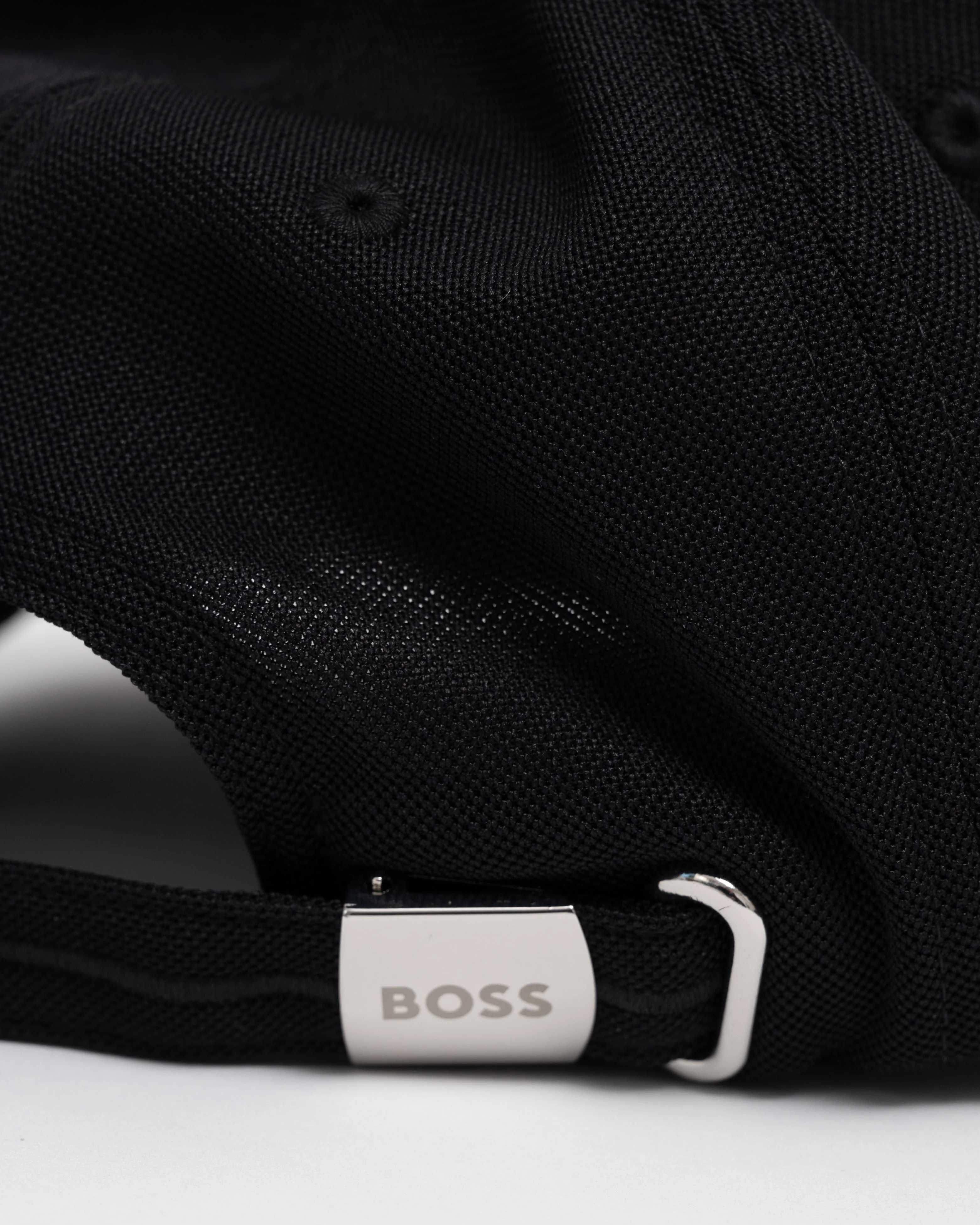 BOSS Green Knitted Six-Panel Cap with Embroidered Logo - Black 006 - Image 4